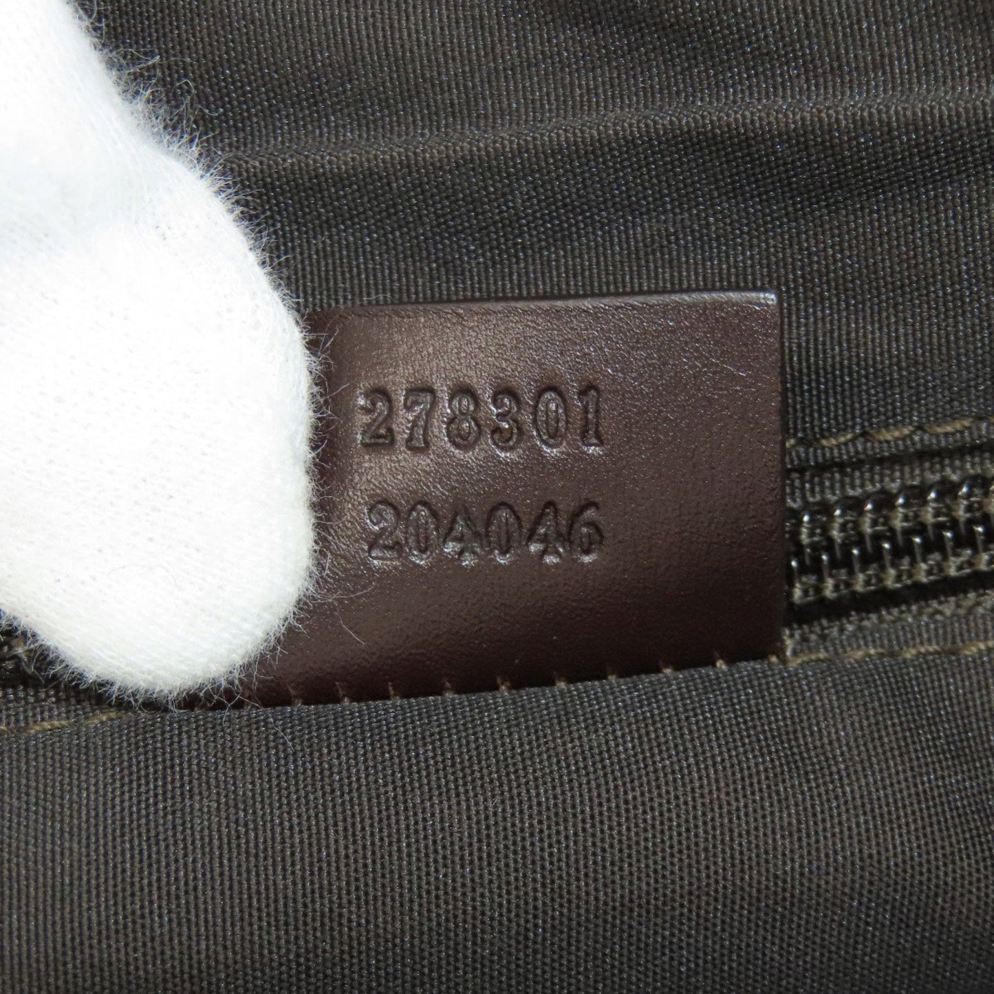 Gucci Brown Canvas Shoulder Bag