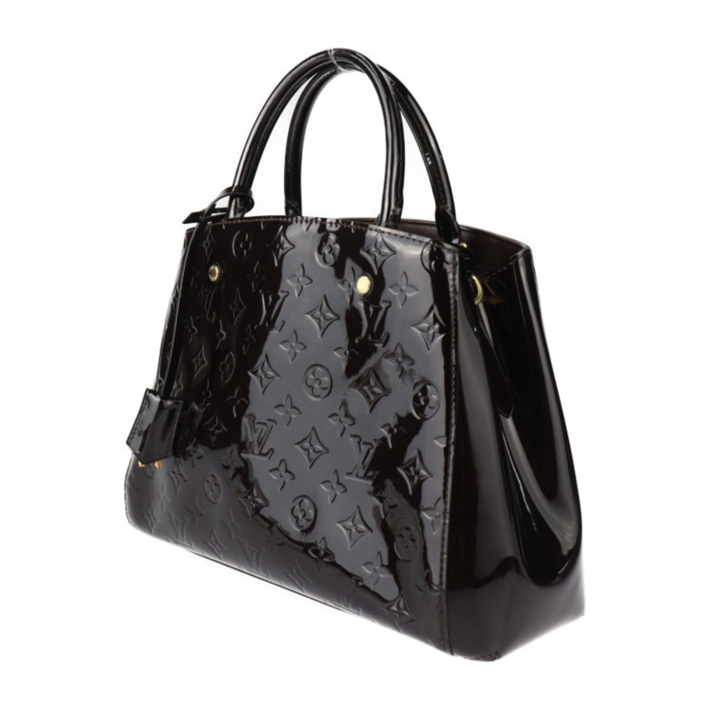 Louis Vuitton Amarante Monogram Vernis Handbag Shoulder Bag Tote Bag