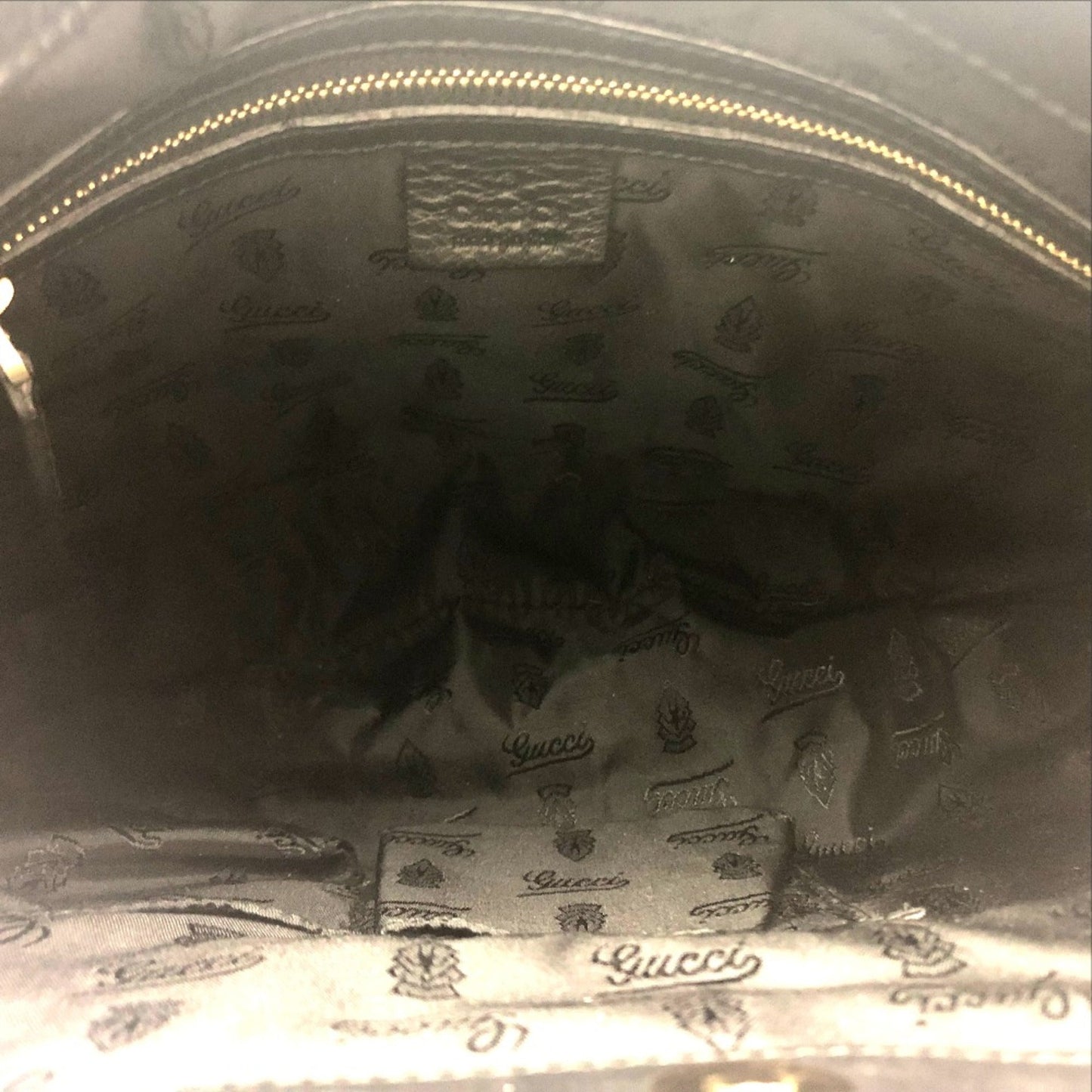 Gucci Black Leather Shoulder Bag