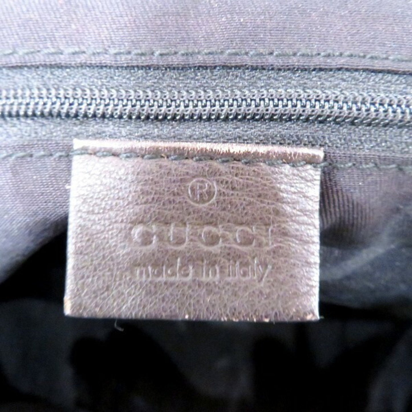 Gucci Brown Leather Handbag Tote Bag
