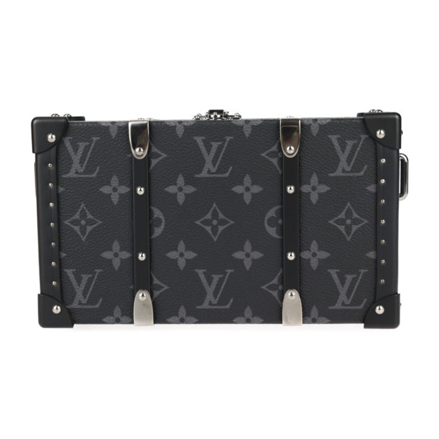 Louis Vuitton Black Gray Monogram Eclipse Monogram Eclipse Clutch Bag Shoulder Bag