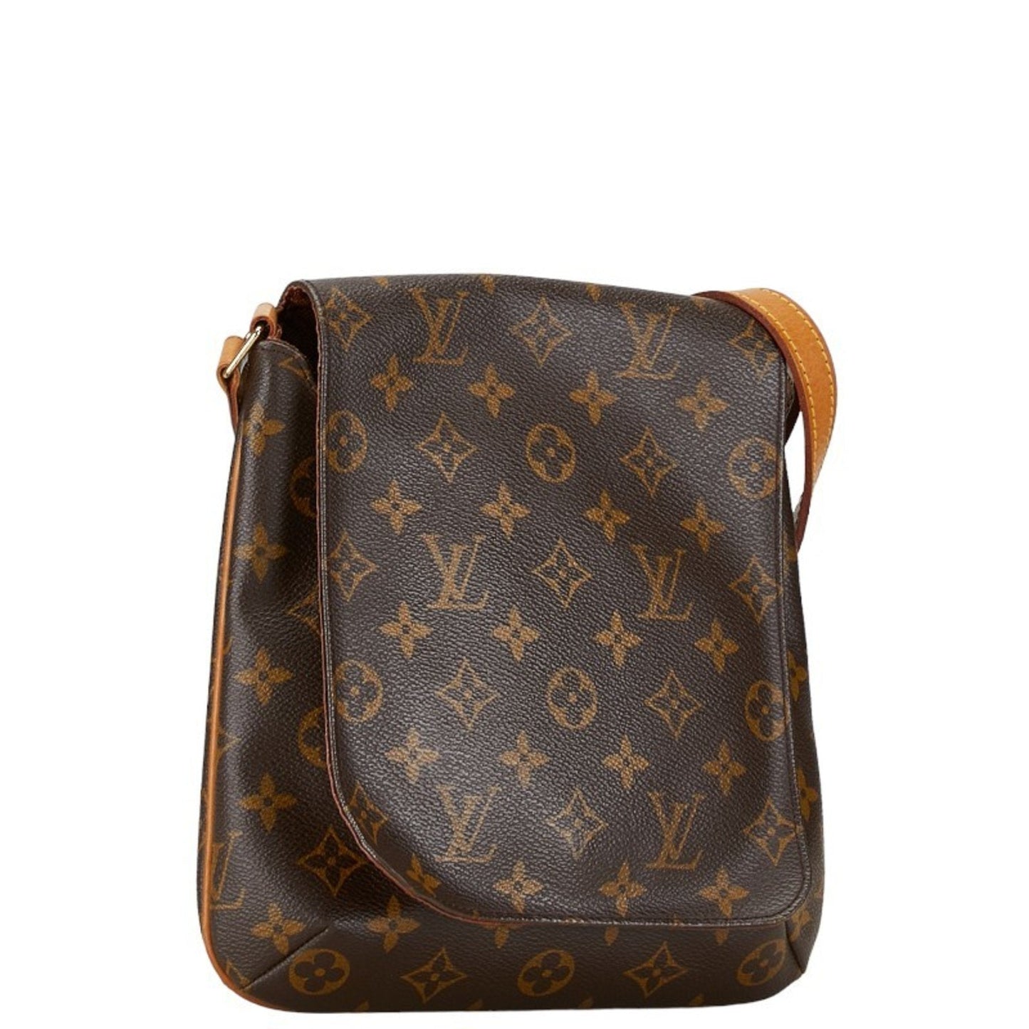 Louis Vuitton Brown Pvc Leather Shoulder Bag