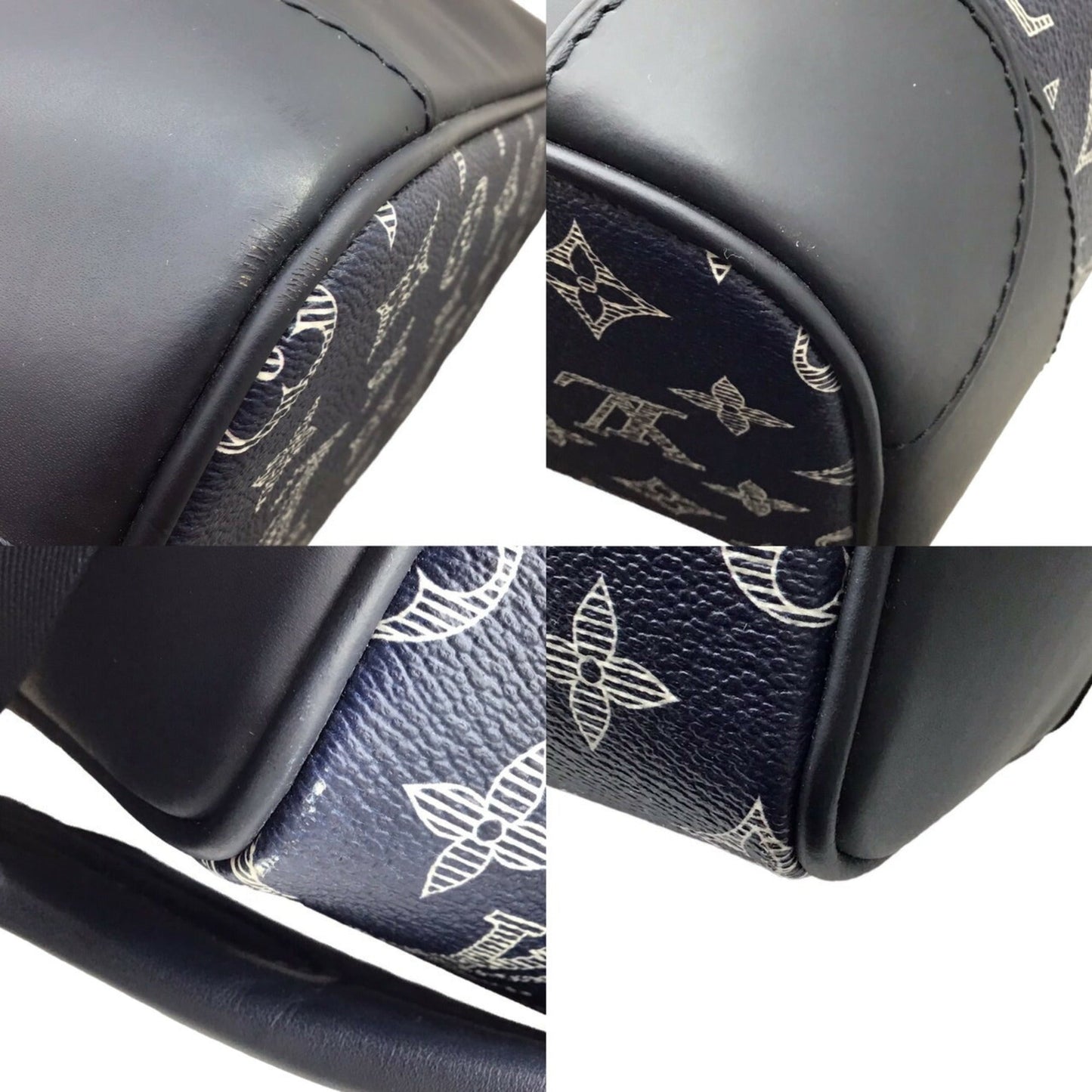 Louis Vuitton Ancre Navy Canvas Backpack