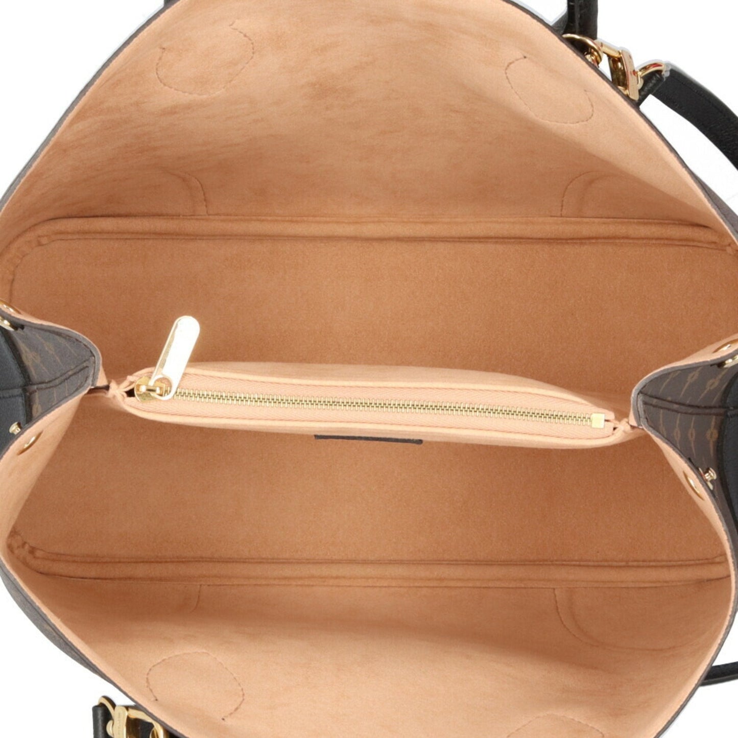 Louis Vuitton Black Brown Monogram Canvas Leather Shoulder Bag