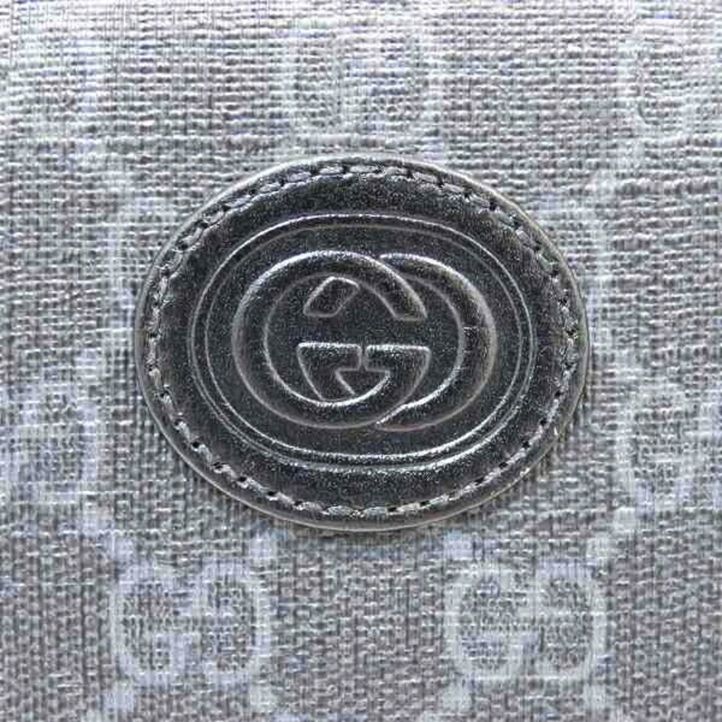 Gucci Black Coated Canvas Long Wallet (Bi-Fold)