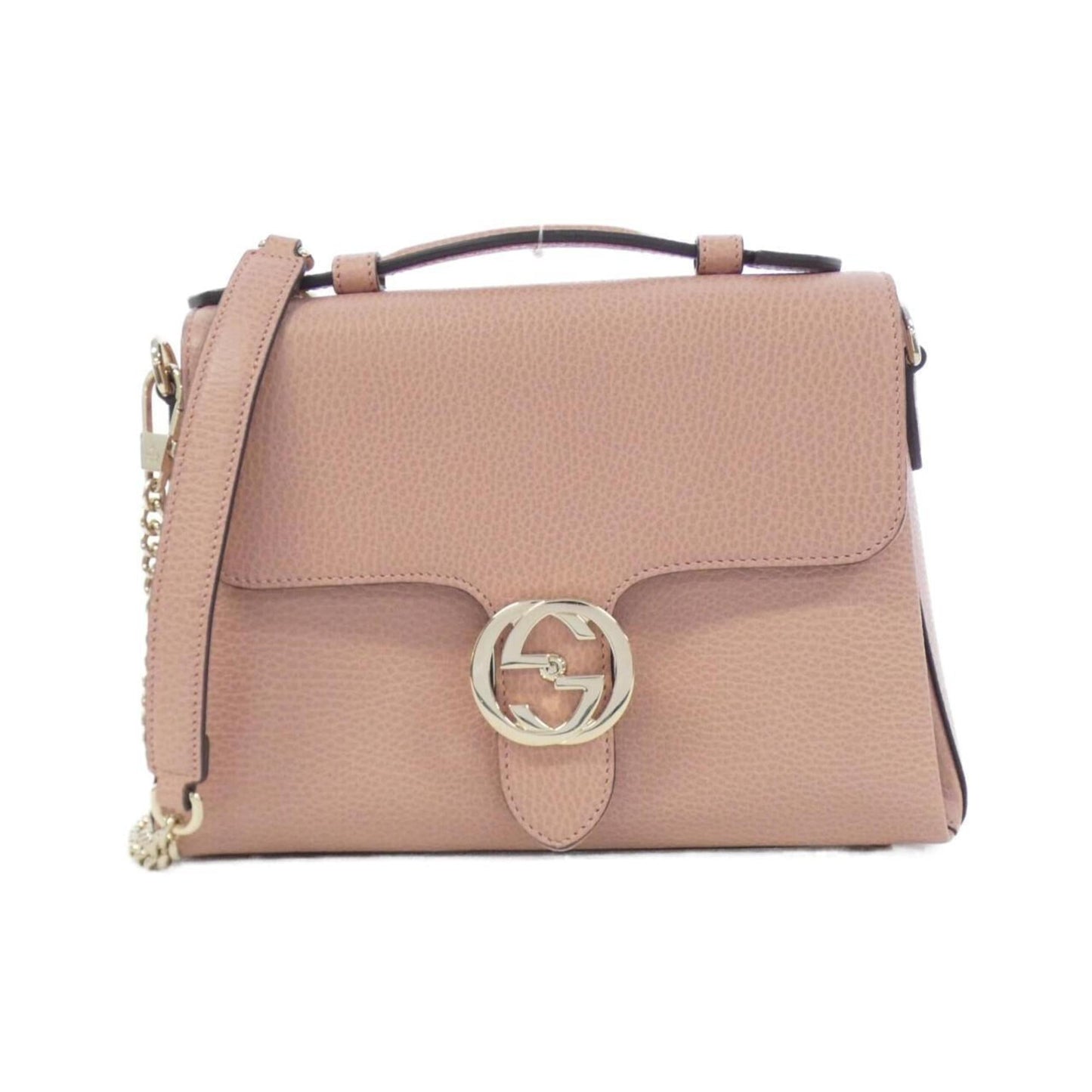 Gucci Pink Leather Handbag ()