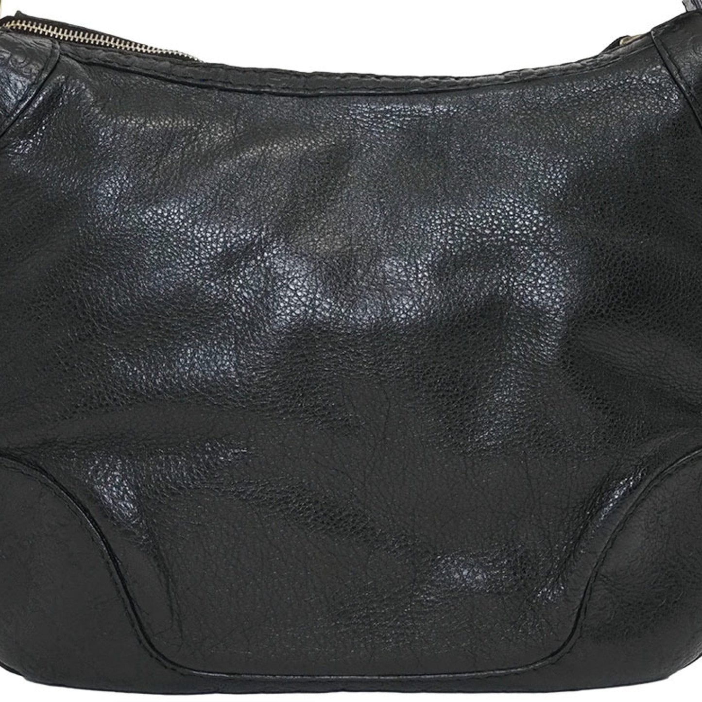 Gucci Black Leather Shoulder Bag