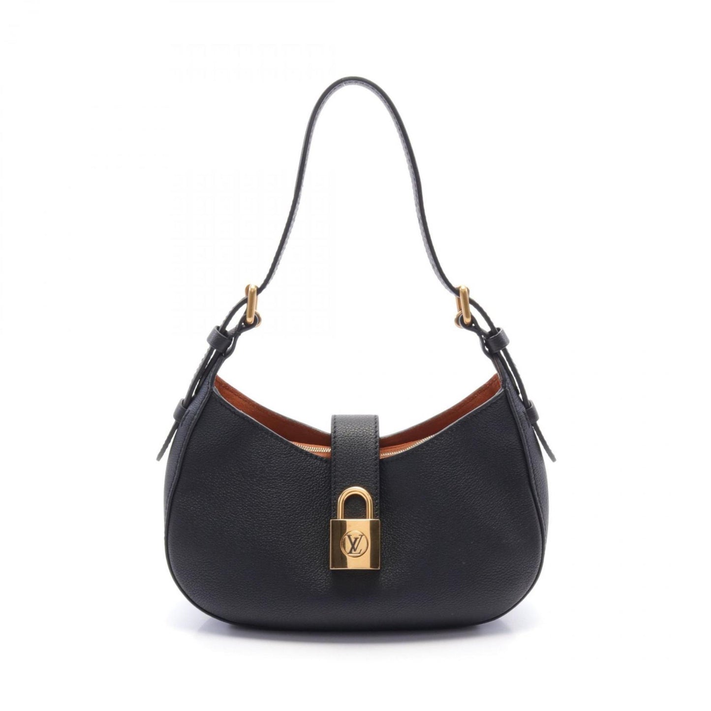 Louis Vuitton Black Noir Leather Shoulder Bag ()