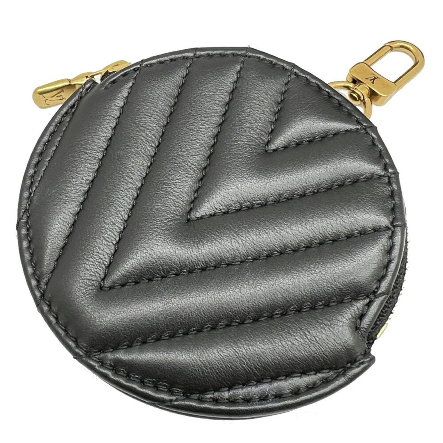 Louis Vuitton Black Leather Shoulder Bag