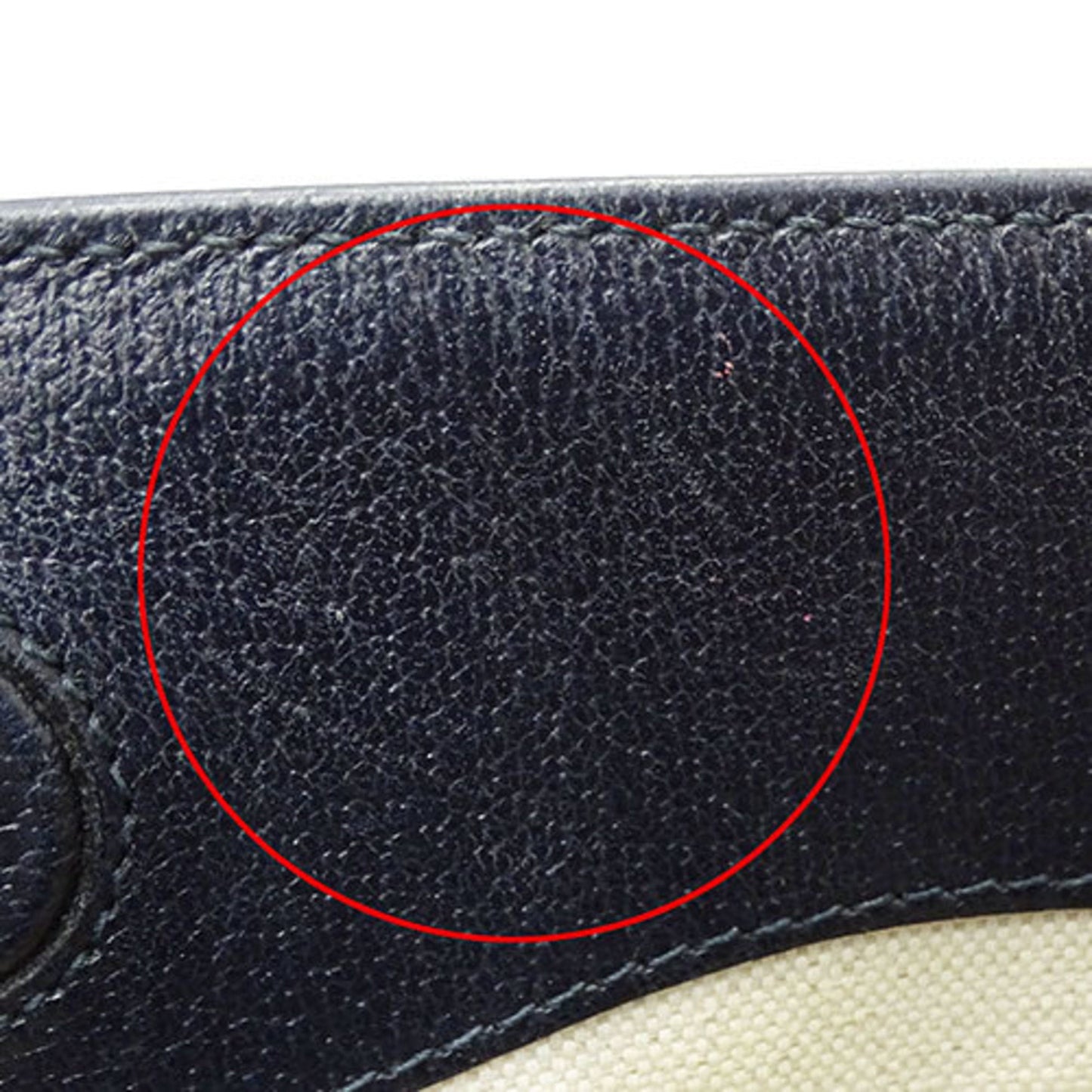 Gucci Ivory Navy Gg Supreme Tote Bag