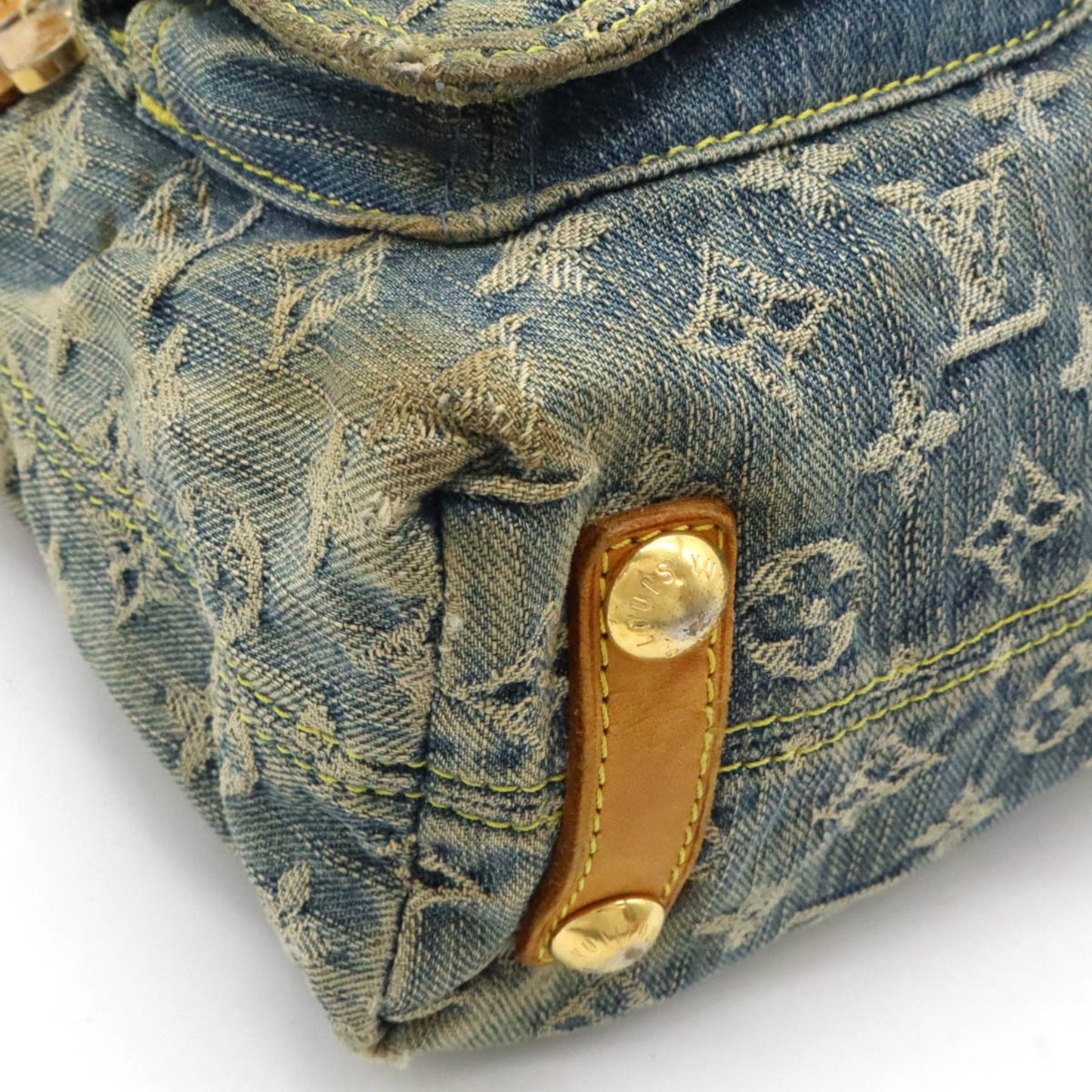 Louis Vuitton Blue Monogram Denim Shoulder Bag