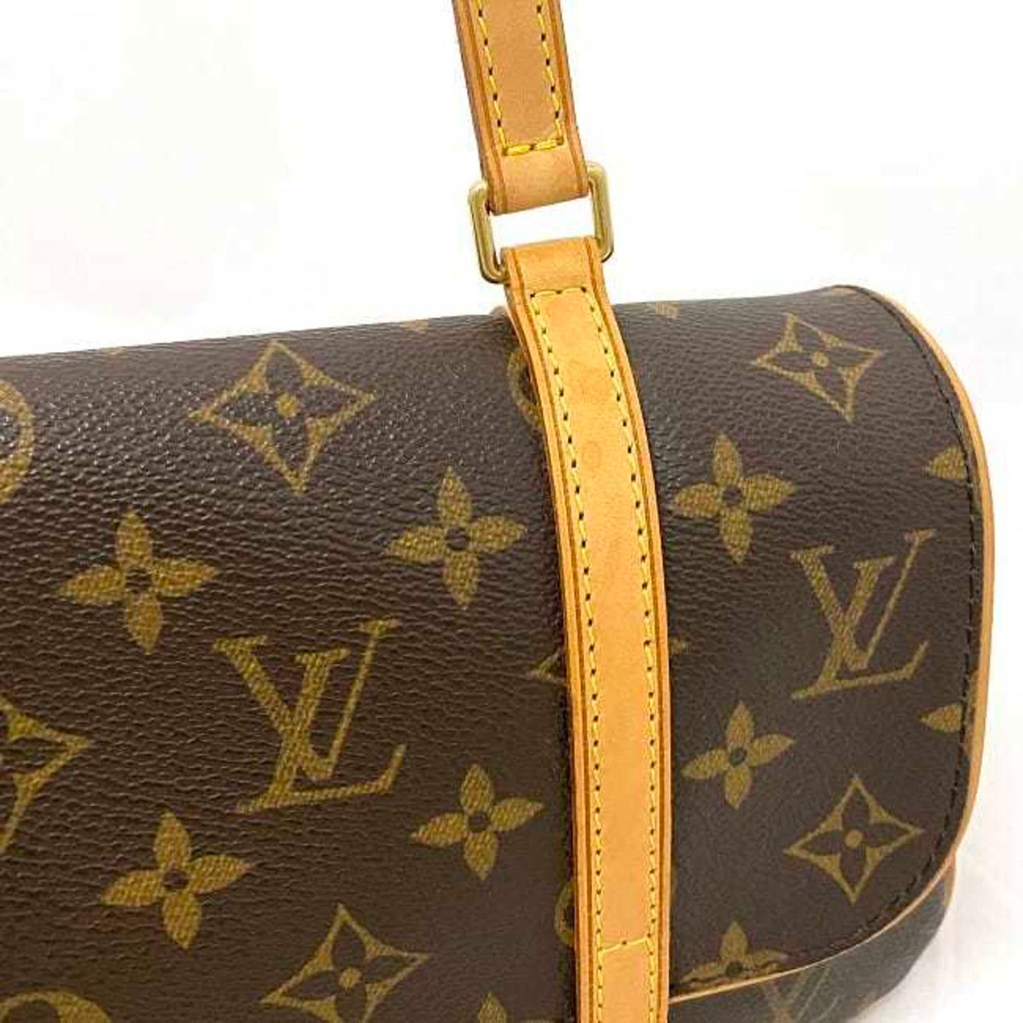 Louis Vuitton Monogram Beige Brown Monogram Monogram Handbag Shoulder Bag