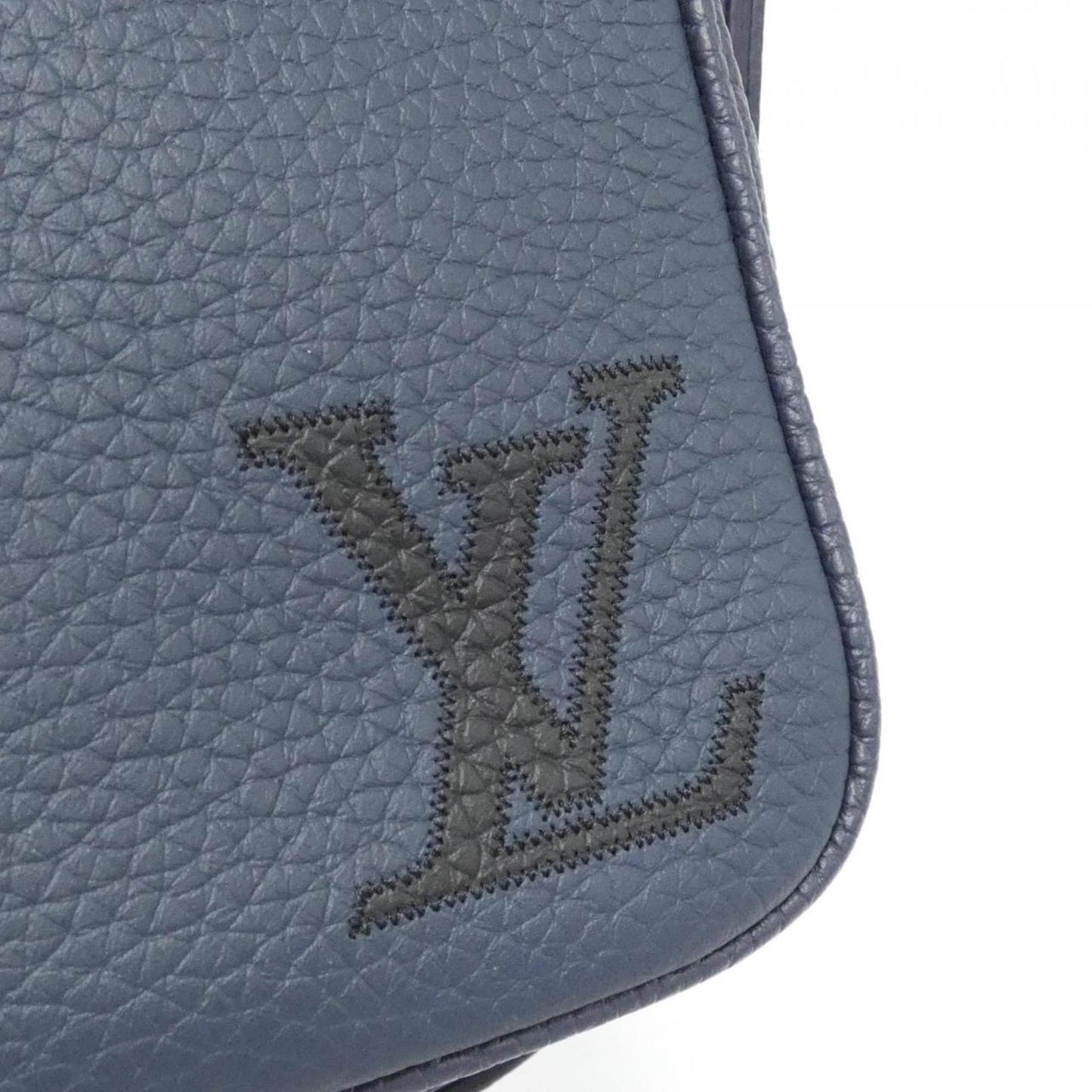 Louis Vuitton Navy Leather Shoulder Bag