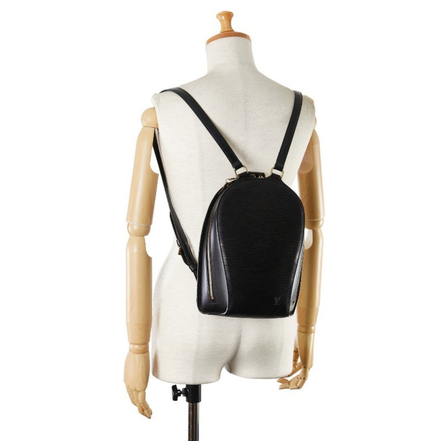 Louis Vuitton Black Noir Leather Backpack