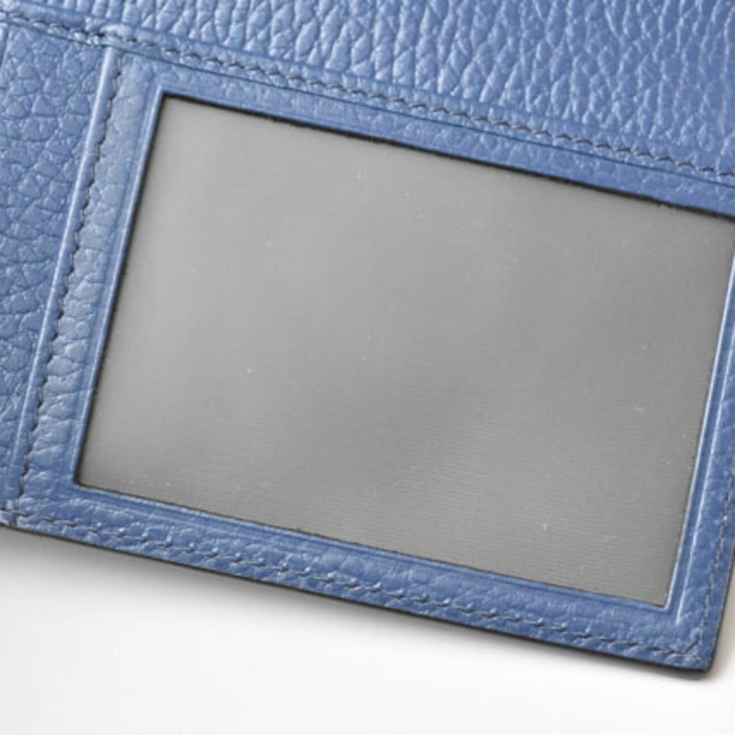 Gucci Black Blue Leather Coin Purse/Coin Case