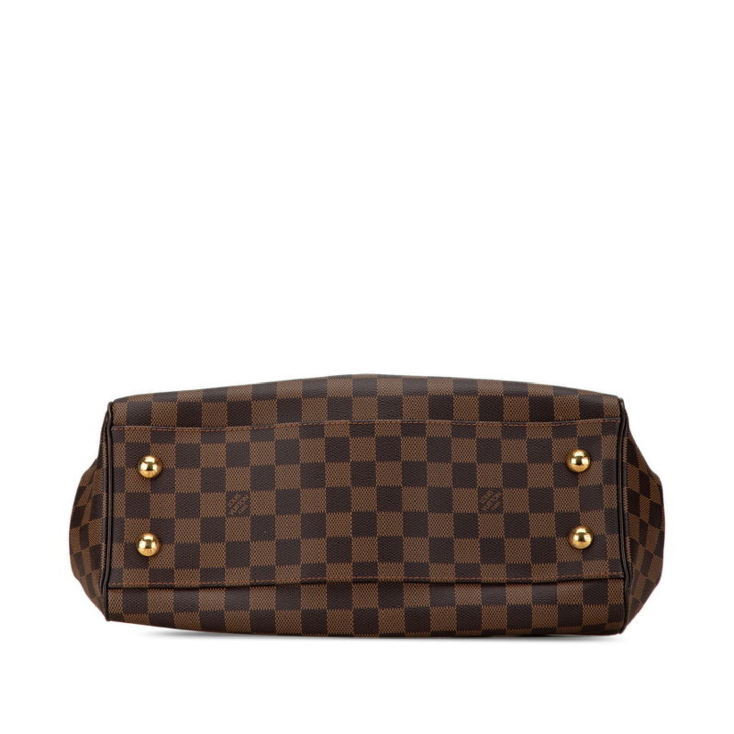 Louis Vuitton Damier Brown Pvc Leather Handbag Shoulder Bag