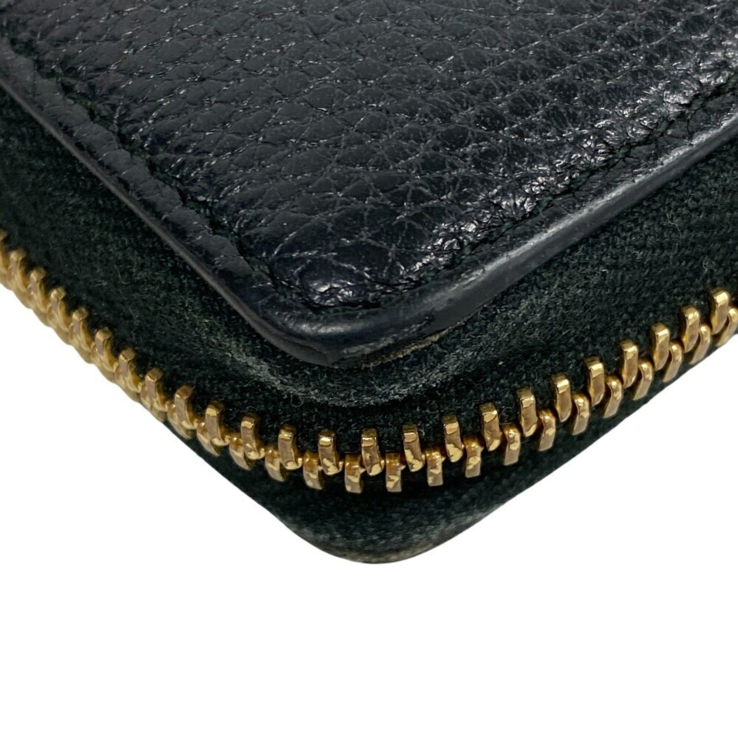 Gucci Black Leather Long Wallet (Bi-Fold)