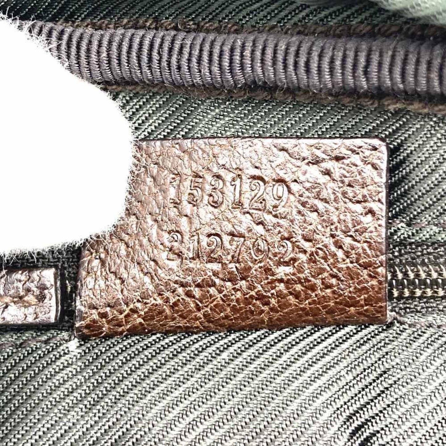 Gucci Beige Gg Canvas Pouch