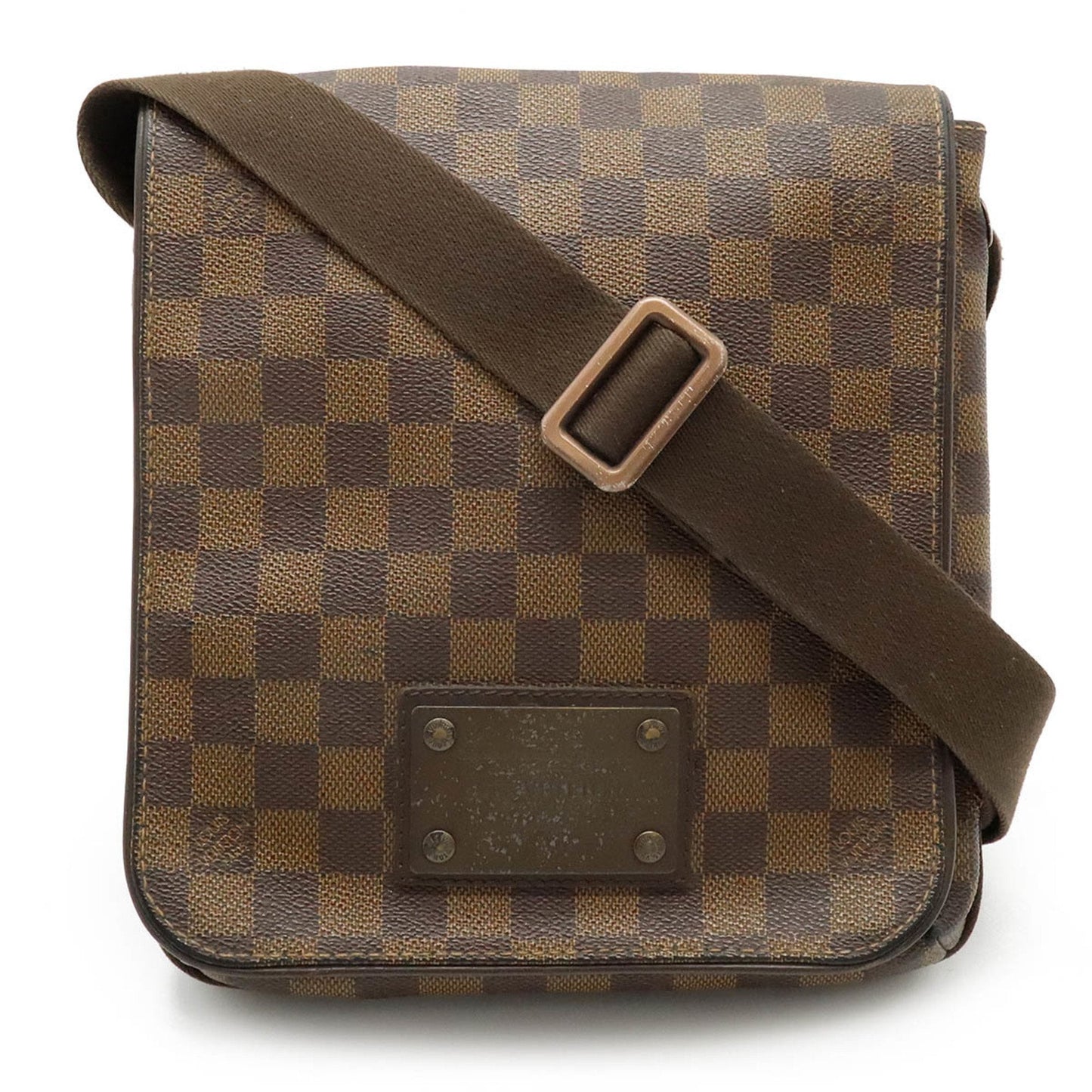 Louis Vuitton Brown Pvc Shoulder Bag