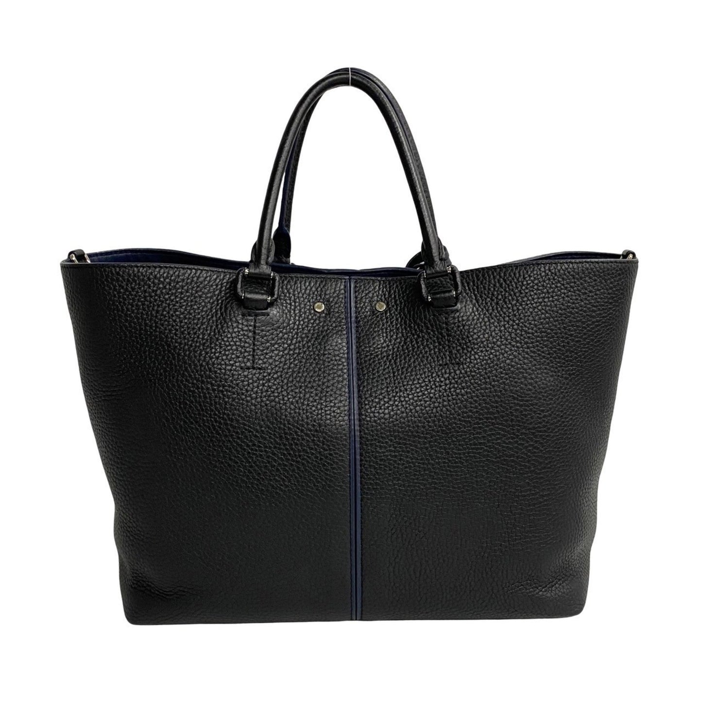 Louis Vuitton Black Leather Shoulder Bag Tote Bag
