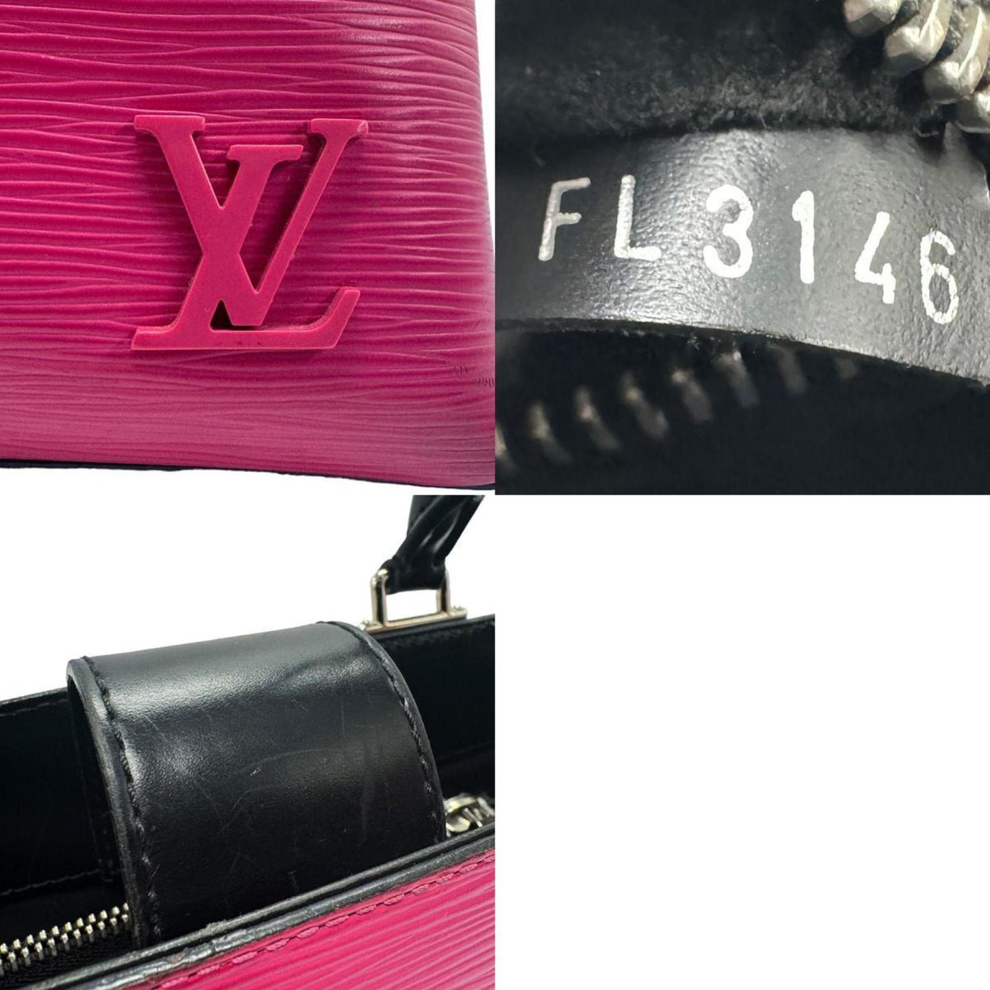 Louis Vuitton Hot Pink Epi Leather Handbag Shoulder Bag