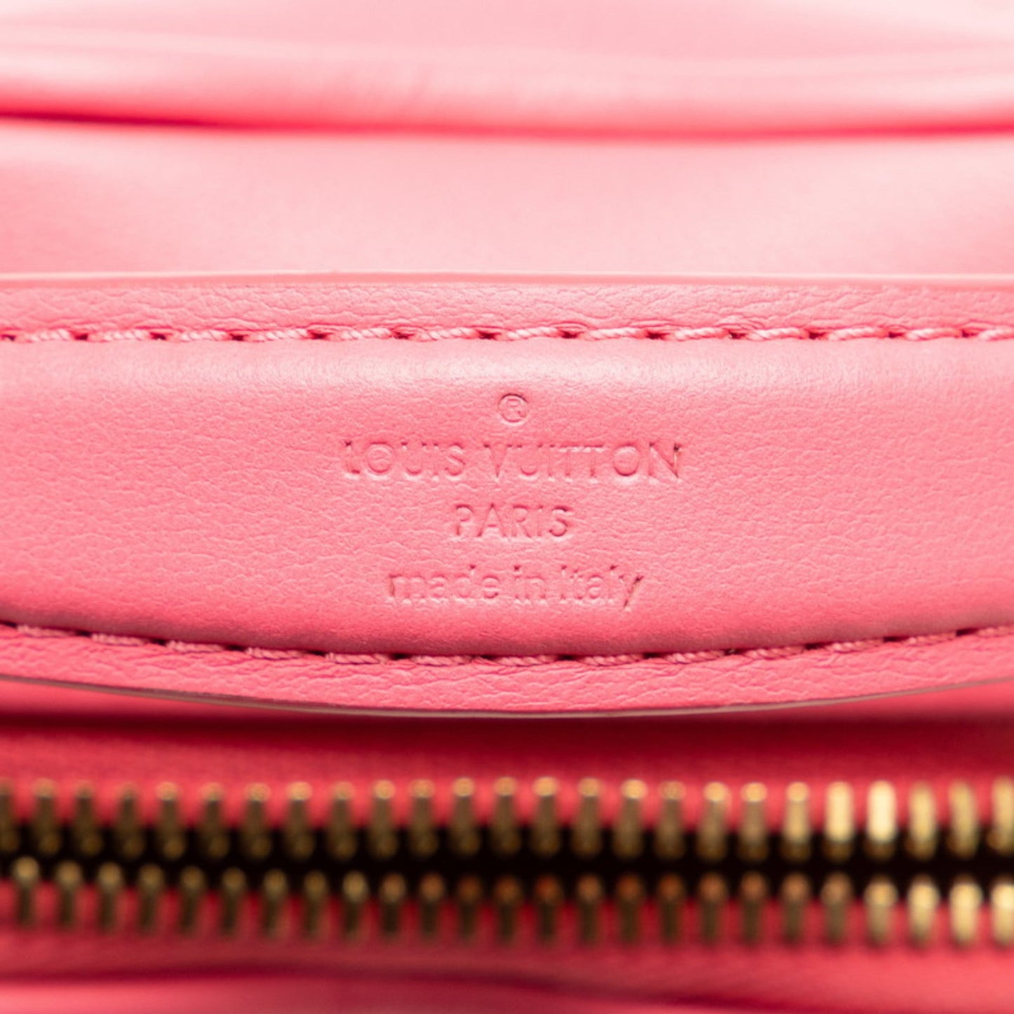 Louis Vuitton Pink Leather Handbag Shoulder Bag