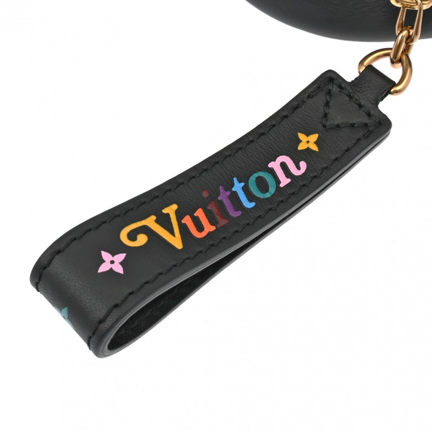 Louis Vuitton Noir Leather Shoulder Bag