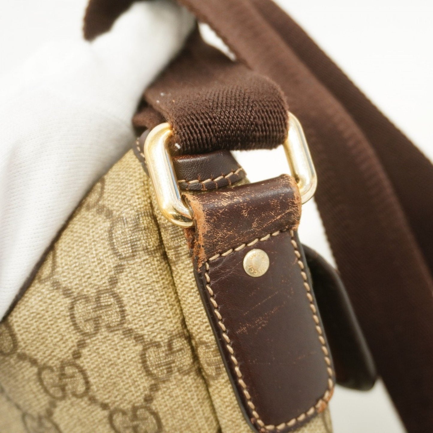 Gucci Brown Pvc Shoulder Bag