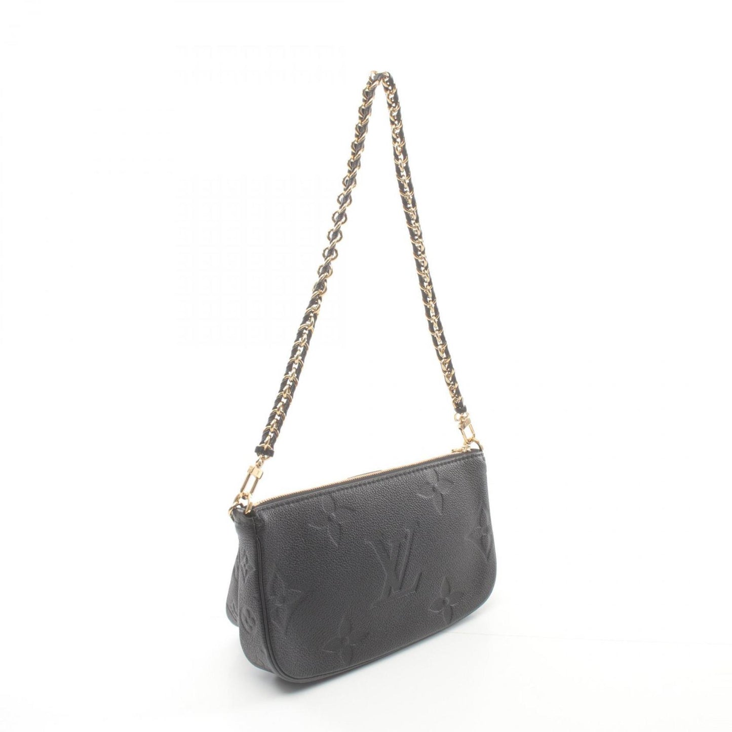 Louis Vuitton Black Monogram Empreinte Leather Pochette Shoulder Bag