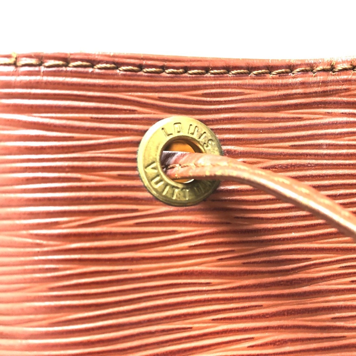Louis Vuitton Brown Leather Shoulder Bag