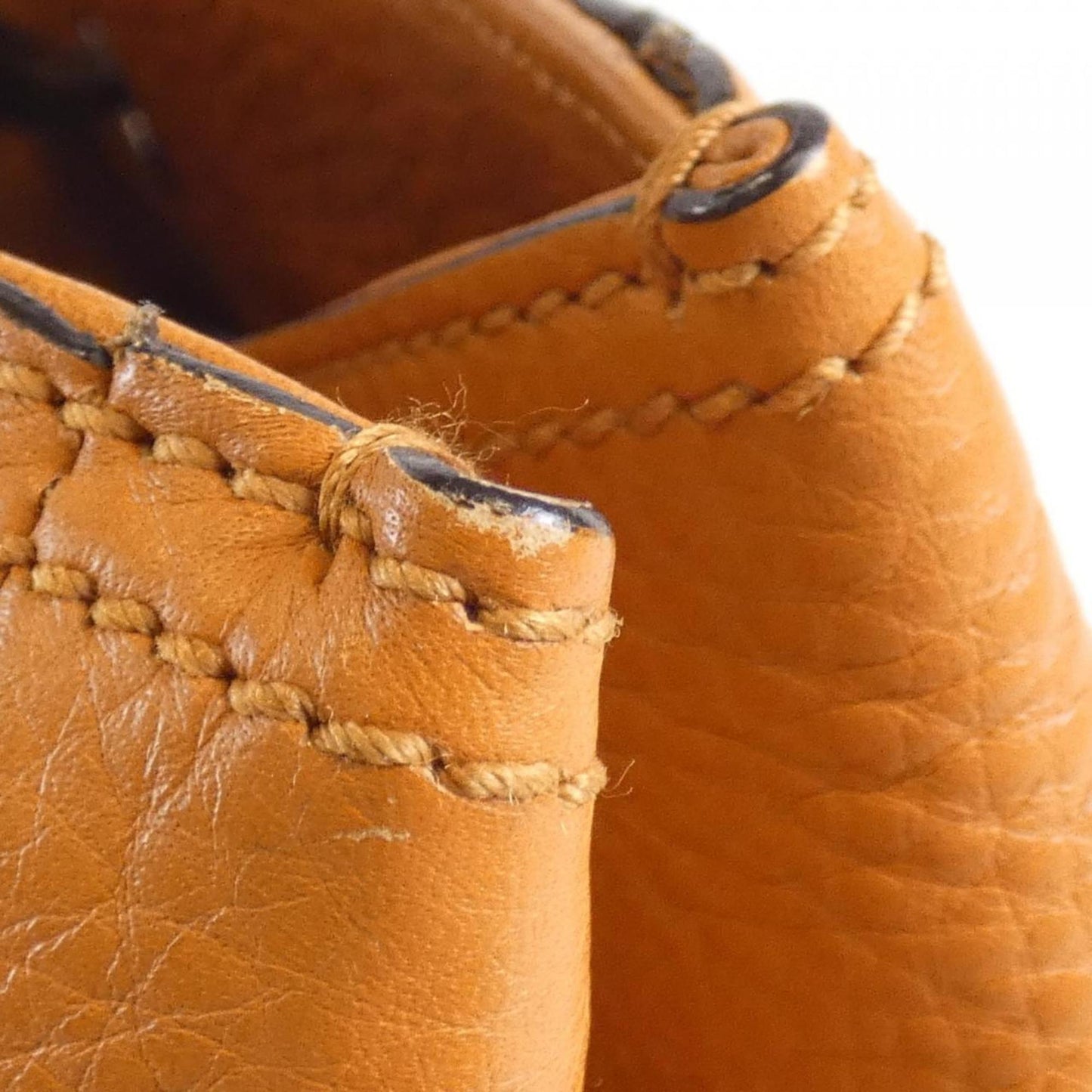 Gucci Orange Leather Handbag