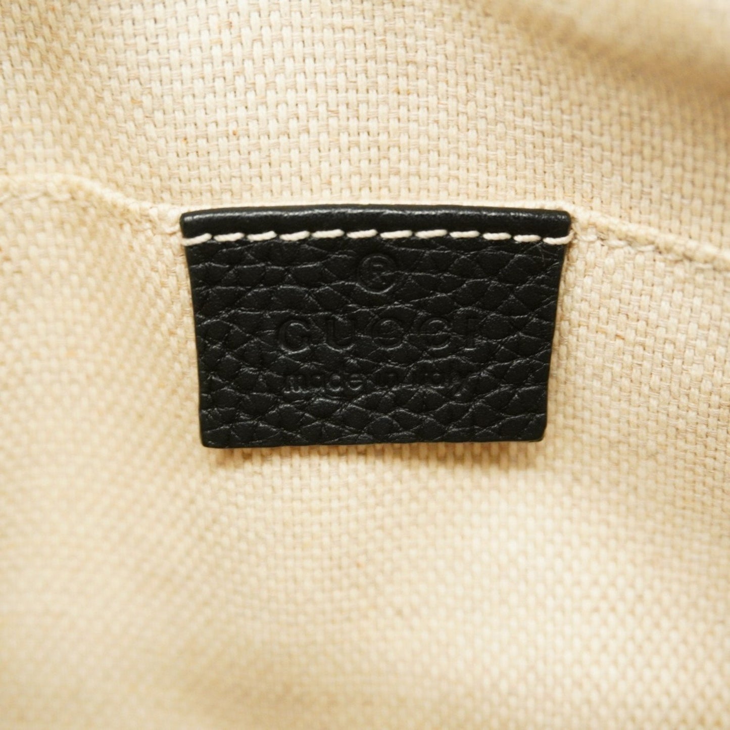 Gucci Black Leather Shoulder Bag