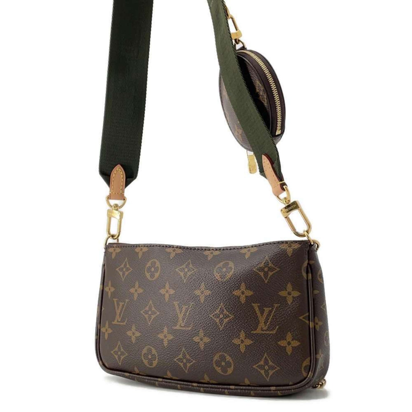 Louis Vuitton Monogram Khaki Monogram Pochette Shoulder Bag