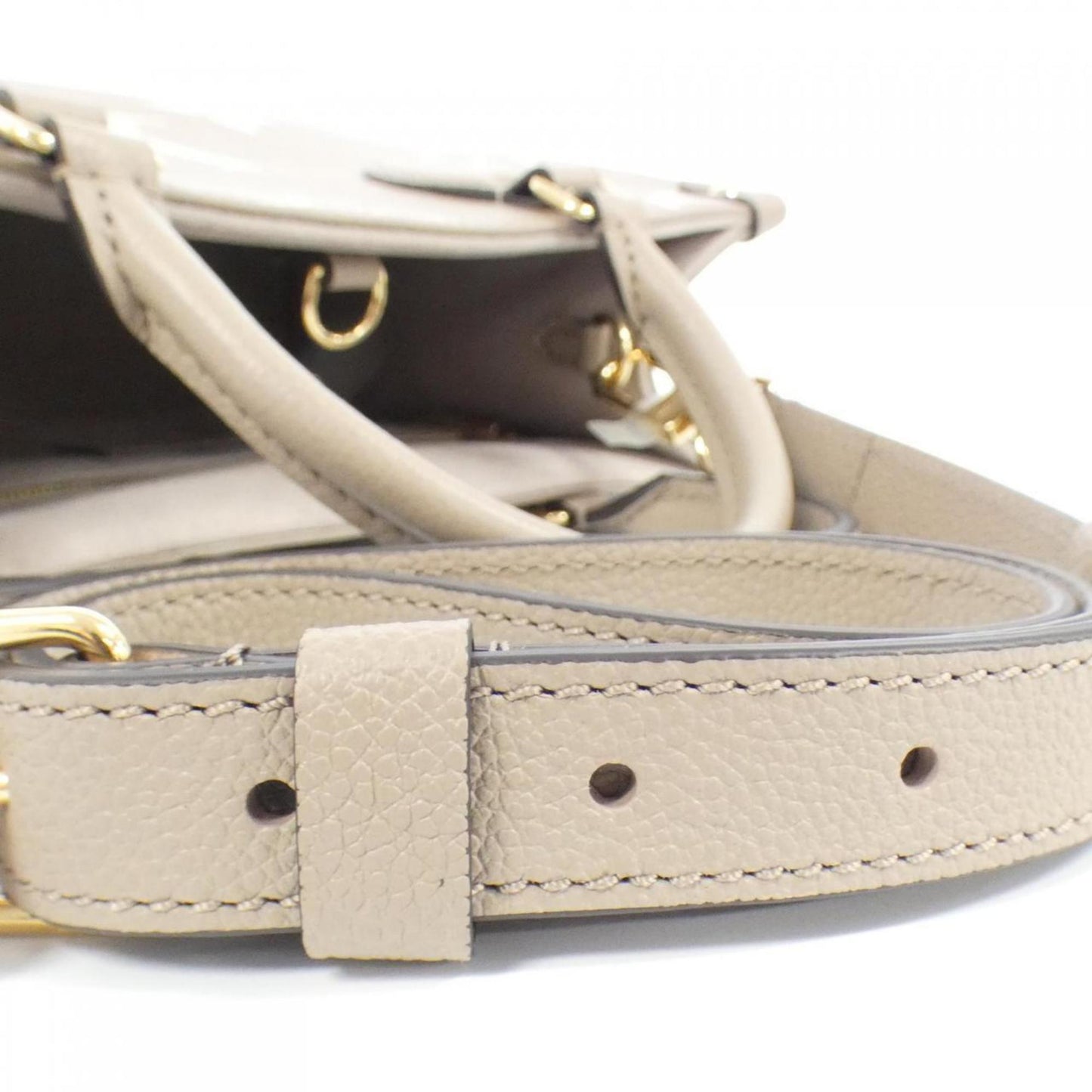Louis Vuitton Tourterelle Leather Handbag Shoulder Bag