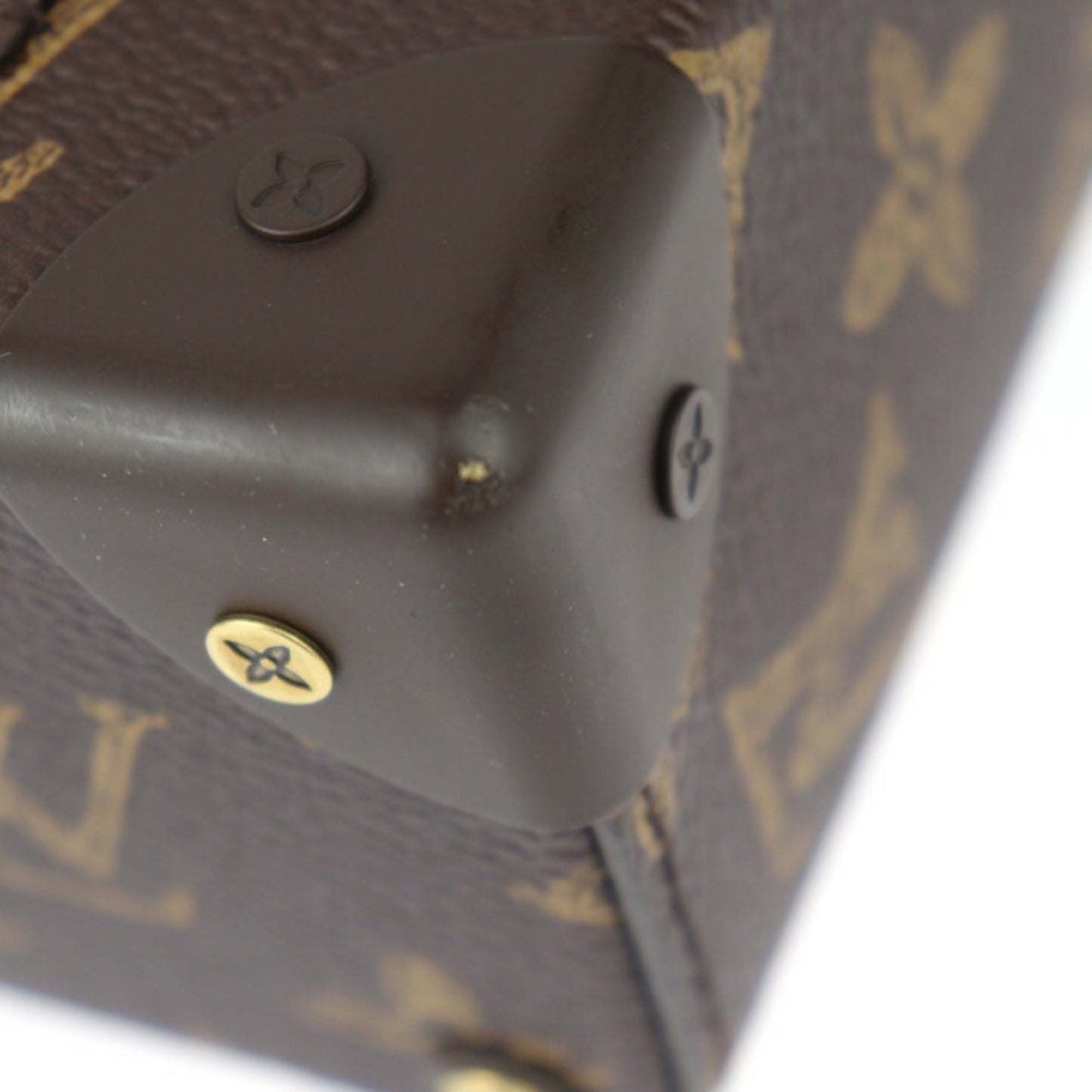 Louis Vuitton Brown Green Monogram Monogram Leather Handbag Shoulder Bag Tote Bag