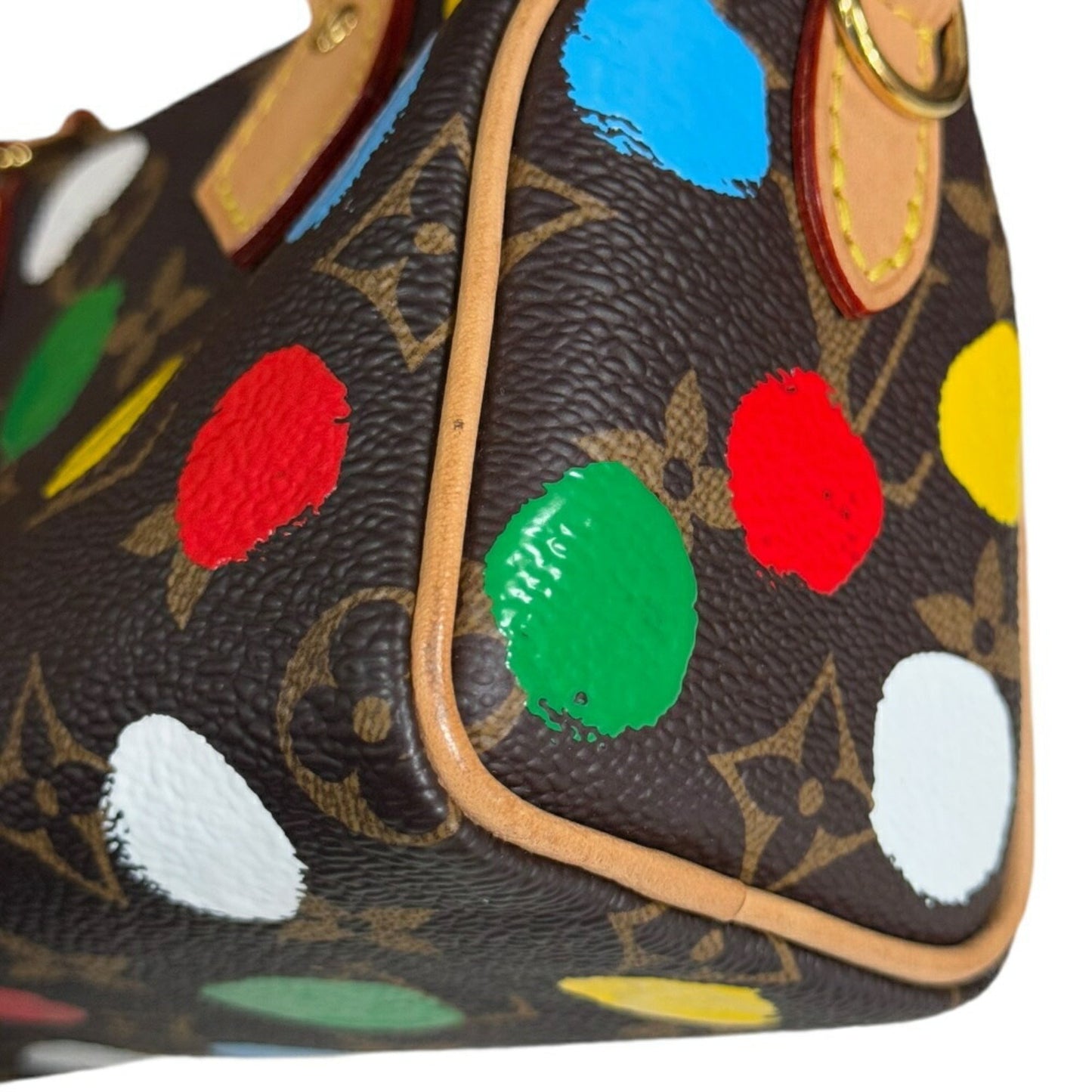 Louis Vuitton Yayoi Kusama Brown Multi-Color Monogram Shoulder Bag