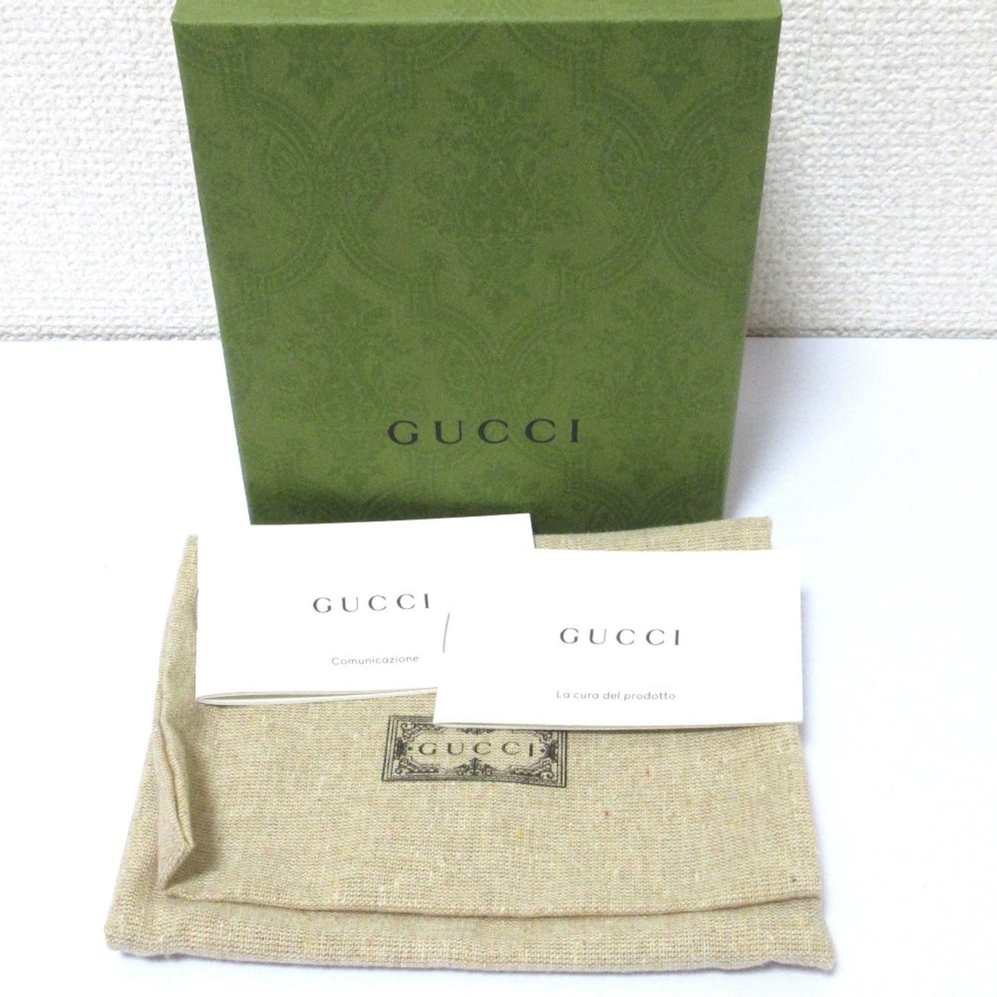 Gucci Brown Bamboo Wallet (Tri-Fold)
