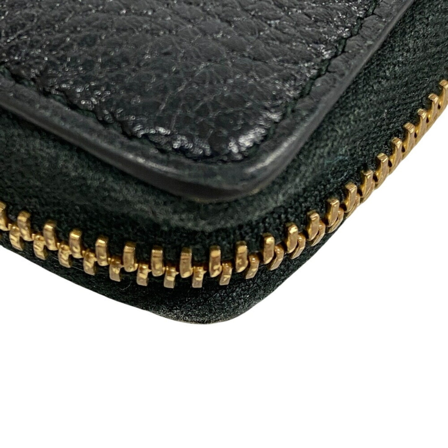 Gucci Black Leather Long Wallet (Bi-Fold)