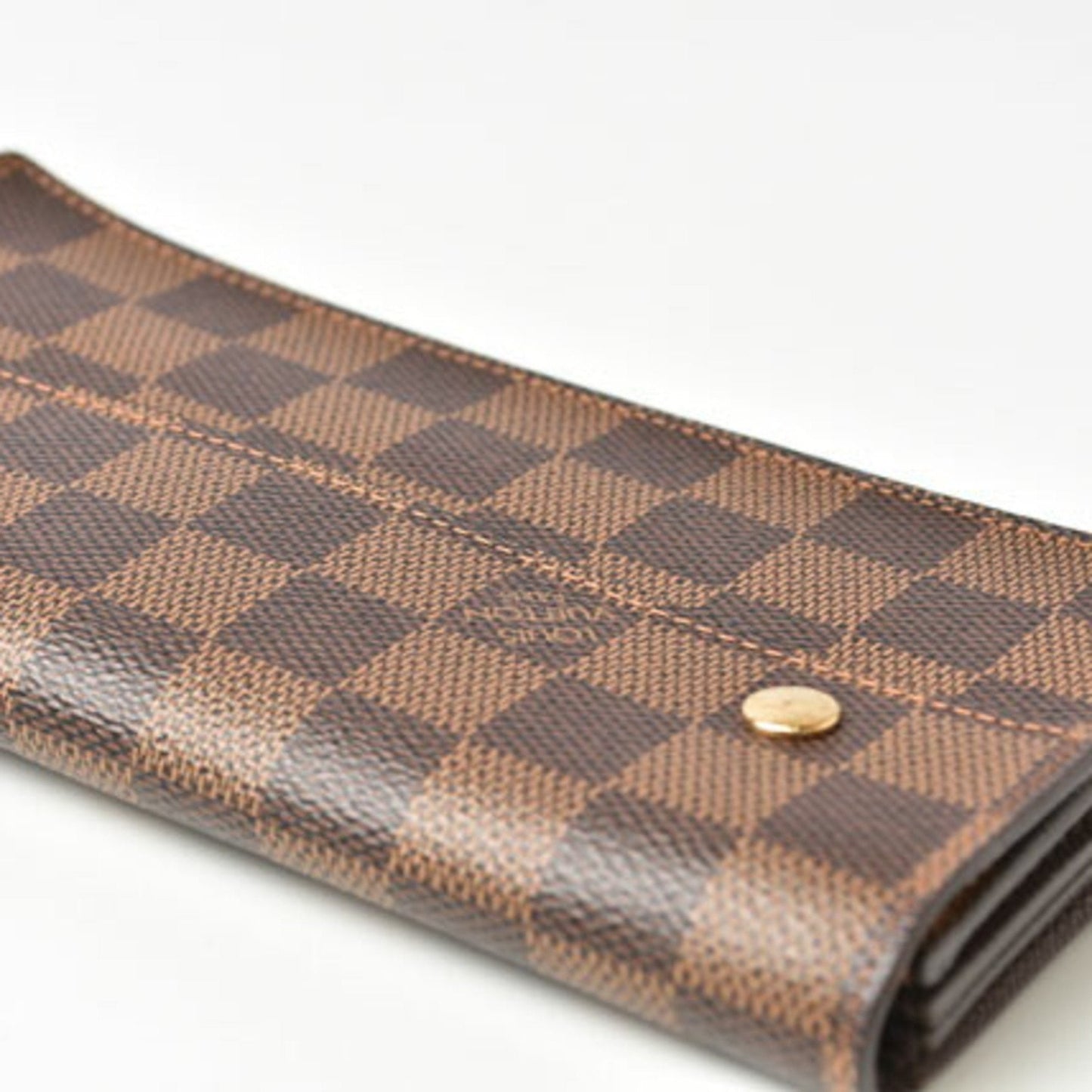 Louis Vuitton Damier Damier Canvas Damier Canvas Chain/Shoulder Wallet
