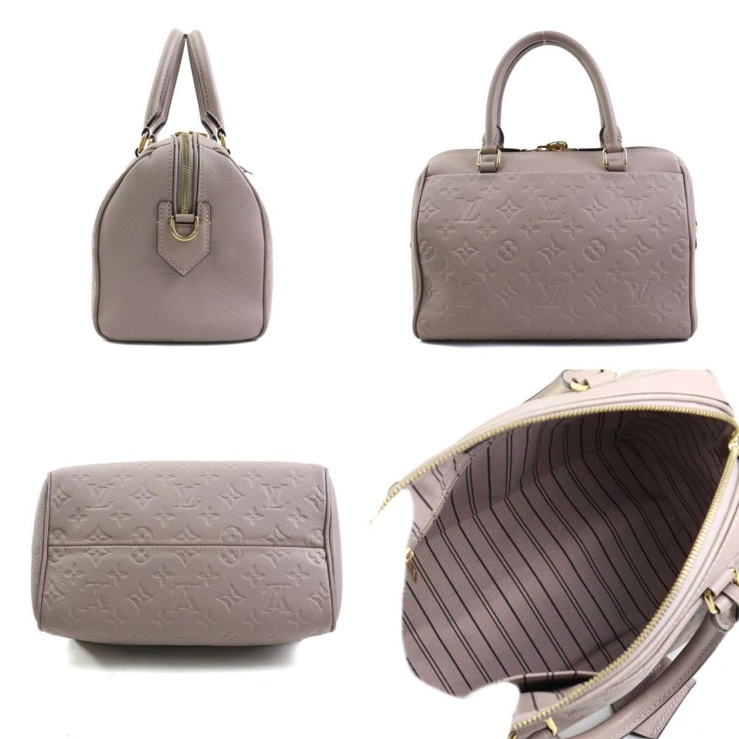 Louis Vuitton Monogram Empreinte Gray Purple Monogram Empreinte Handbag Shoulder Bag