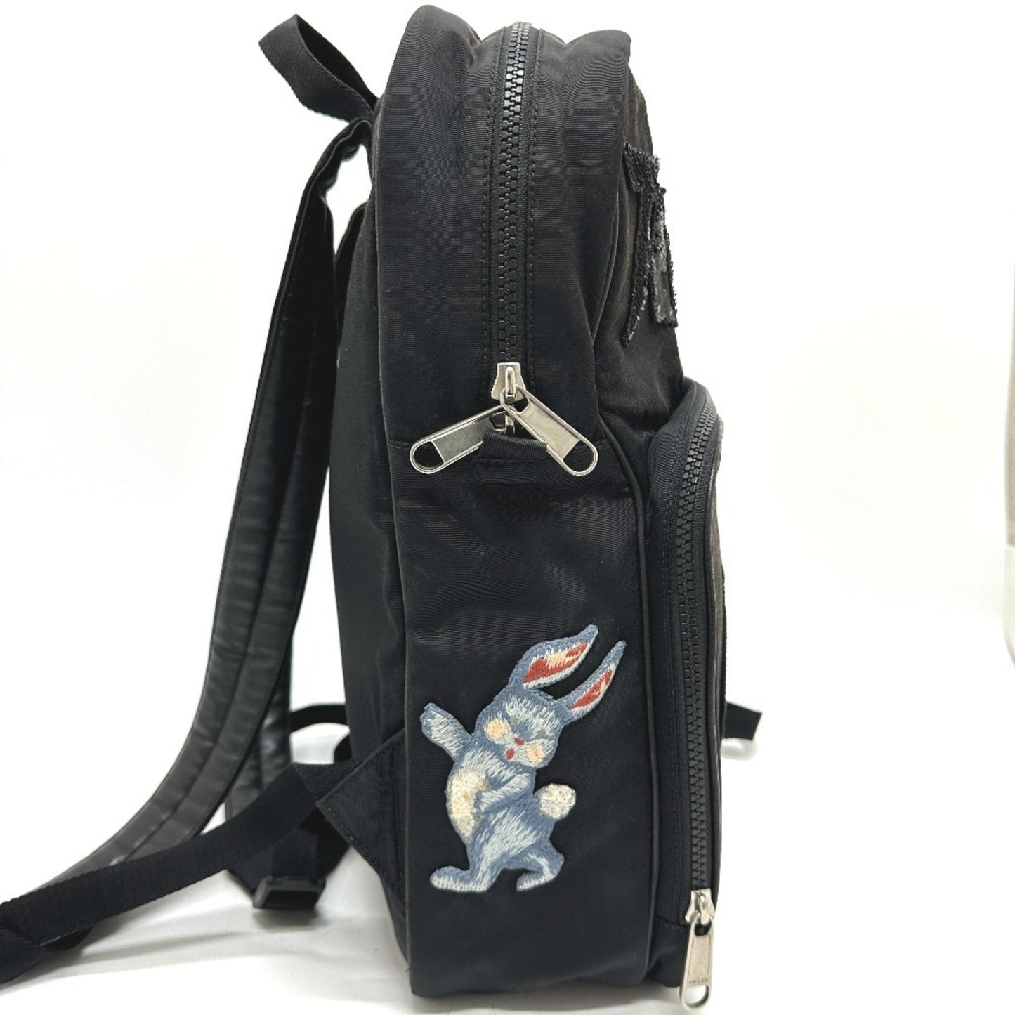 Gucci Black Canvas Backpack