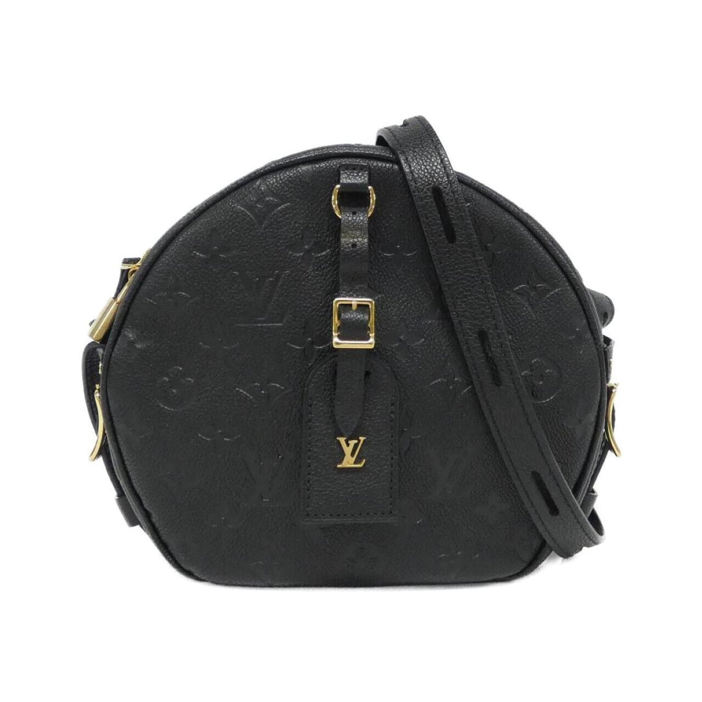 Louis Vuitton Black Leather Shoulder Bag ()