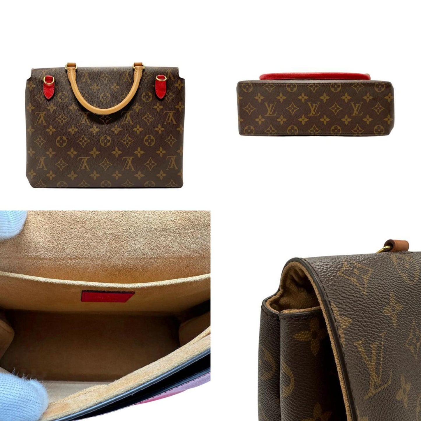 Louis Vuitton Coquelicots Monogram Handbag Shoulder Bag