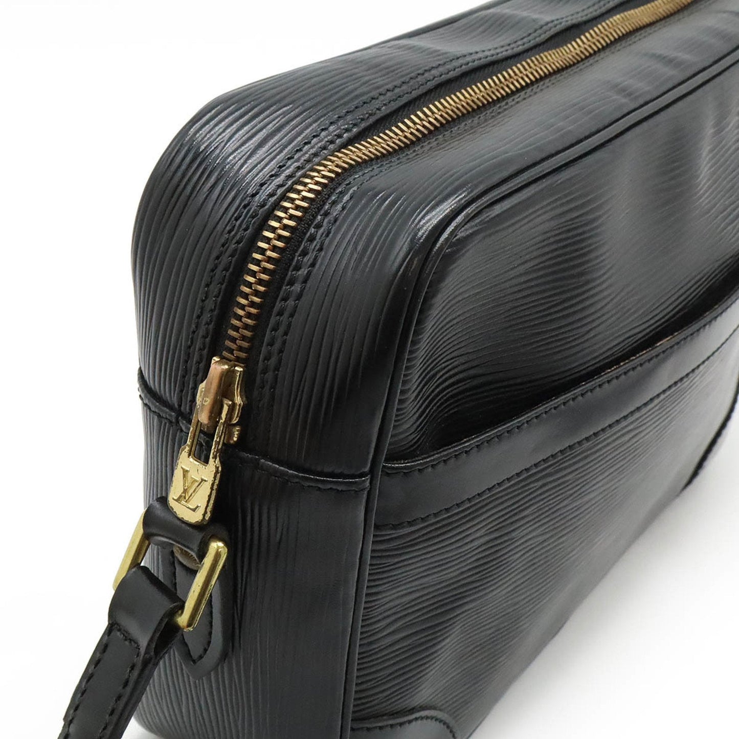 Louis Vuitton Noir Epi Leather Shoulder Bag