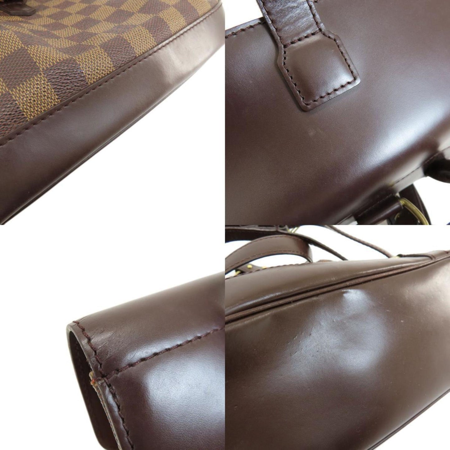 Louis Vuitton Damier Canvas Ebene Damier Canvas Backpack