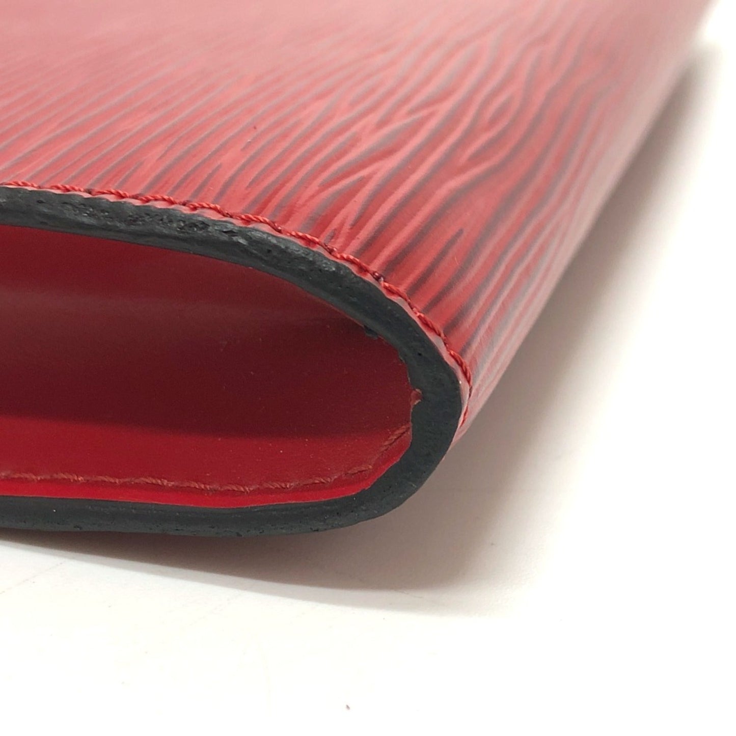 Louis Vuitton Red Leather Shoulder Bag