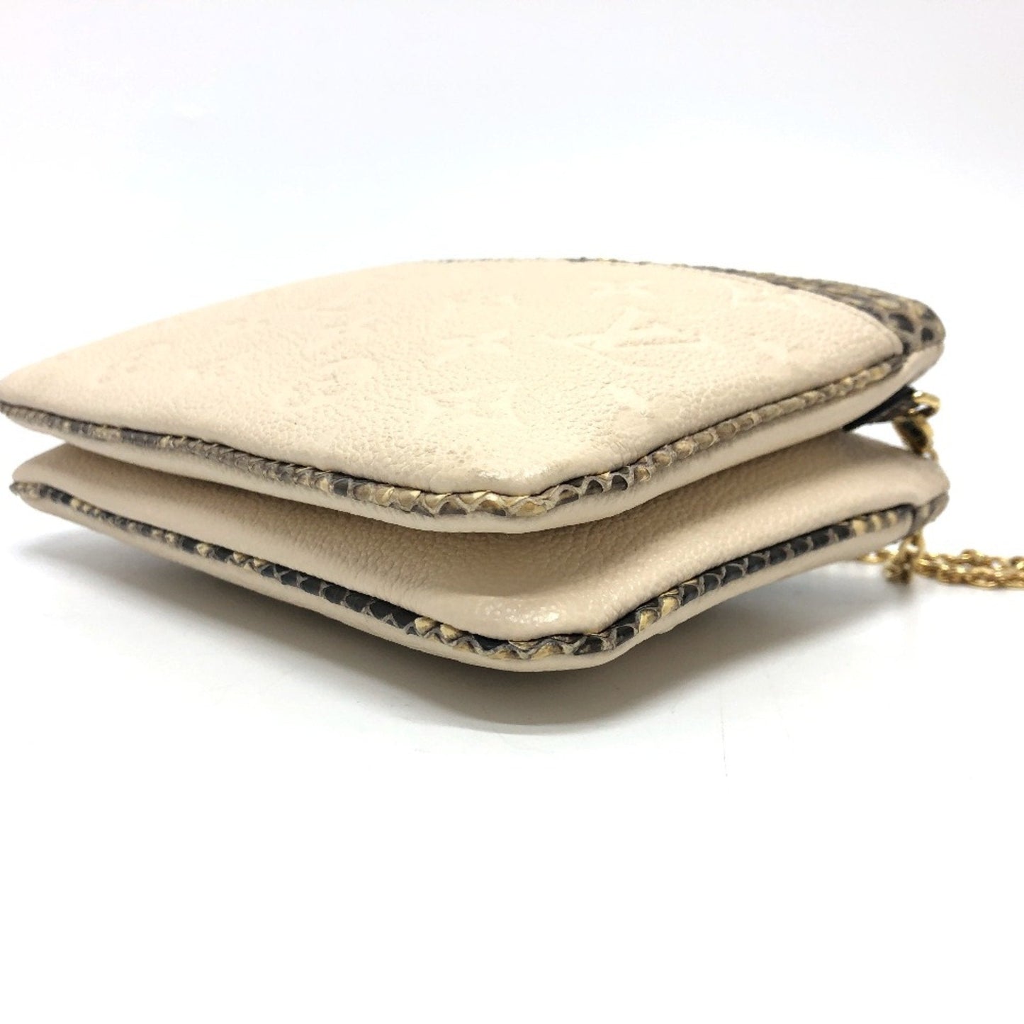 Louis Vuitton Beige Leather Shoulder Bag