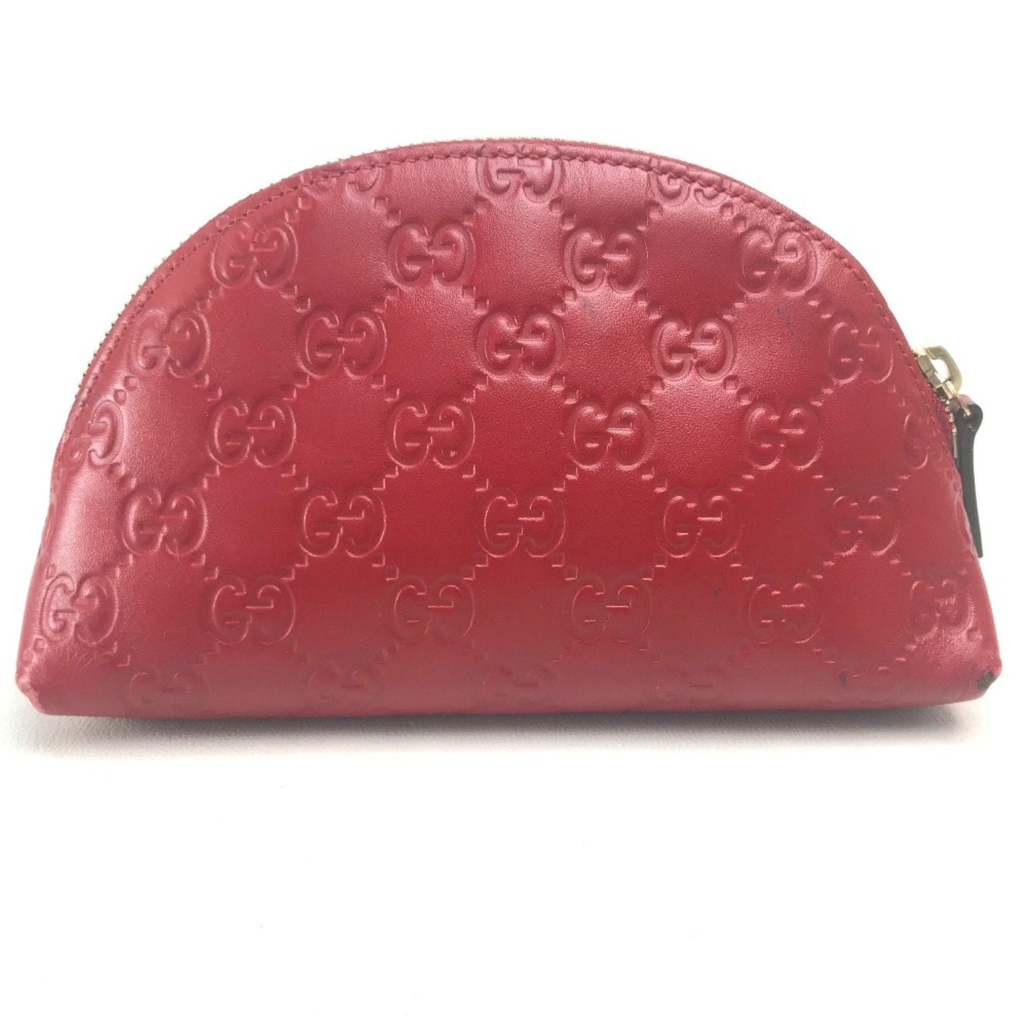 Gucci Red Leather Pouch