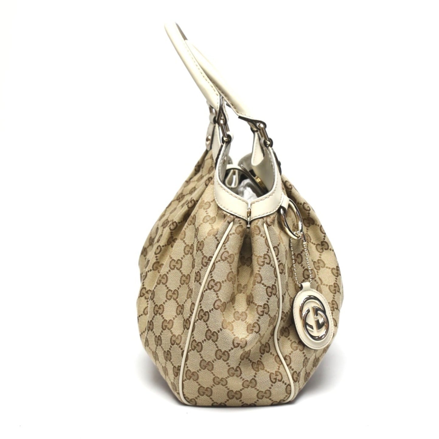 Gucci Brown Gg Canvas Handbag