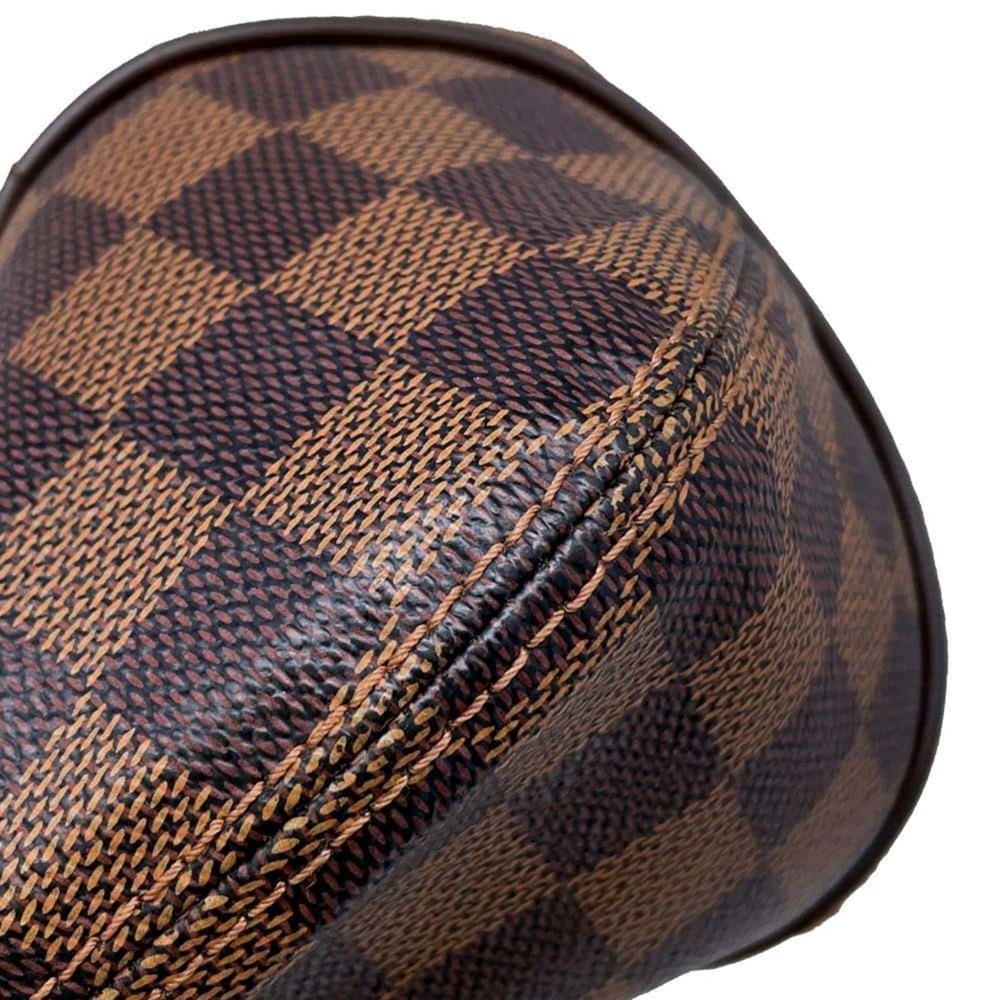 Louis Vuitton Damier Damier Canvas Ebene Red Color Handbag Shoulder Bag
